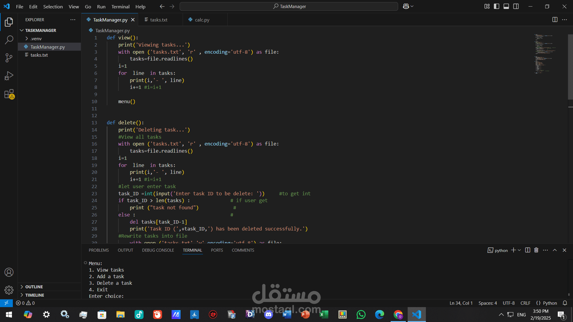 Taskmanager proj