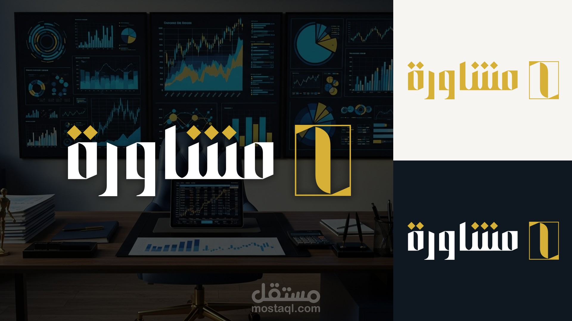 Logo شعار لشركة استشارات مالية