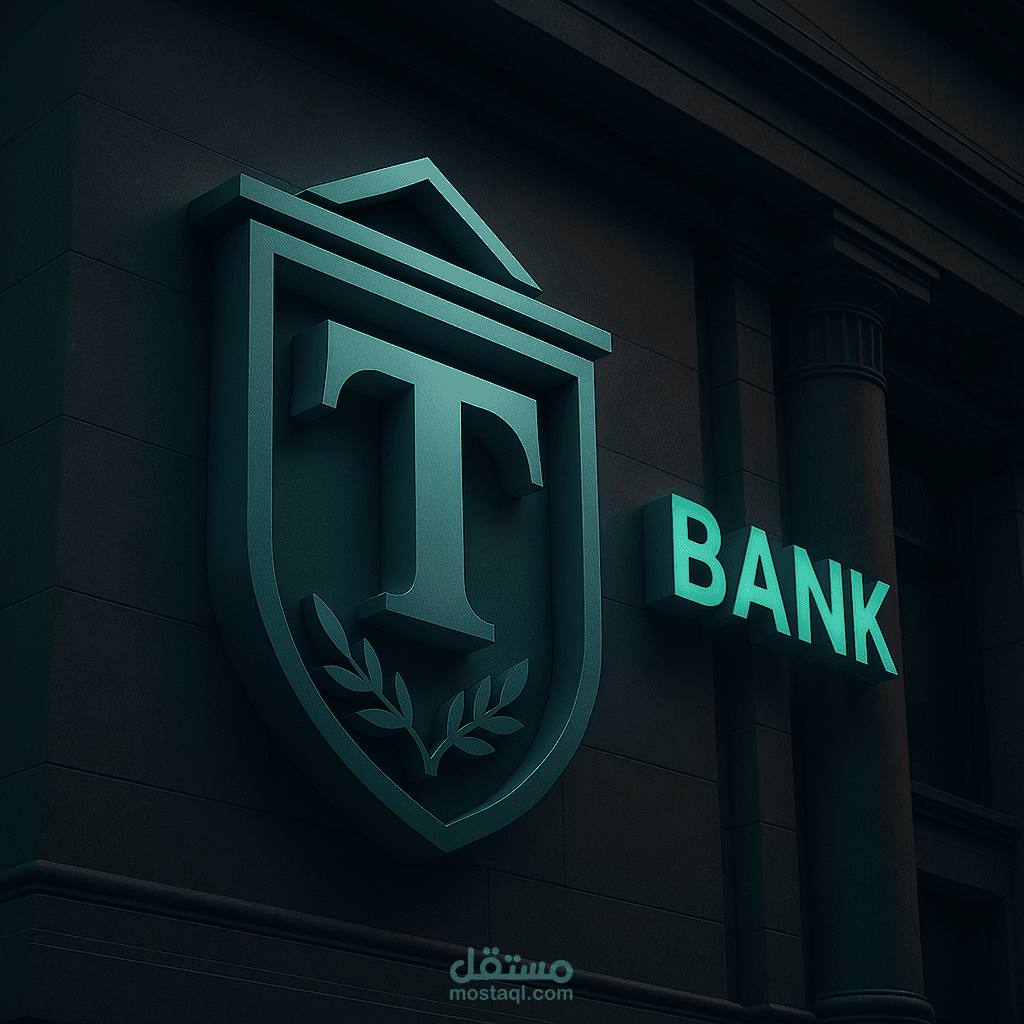 شعار ثلاثي الأبعاد 3D بجودة عالية وبتصميم مميز