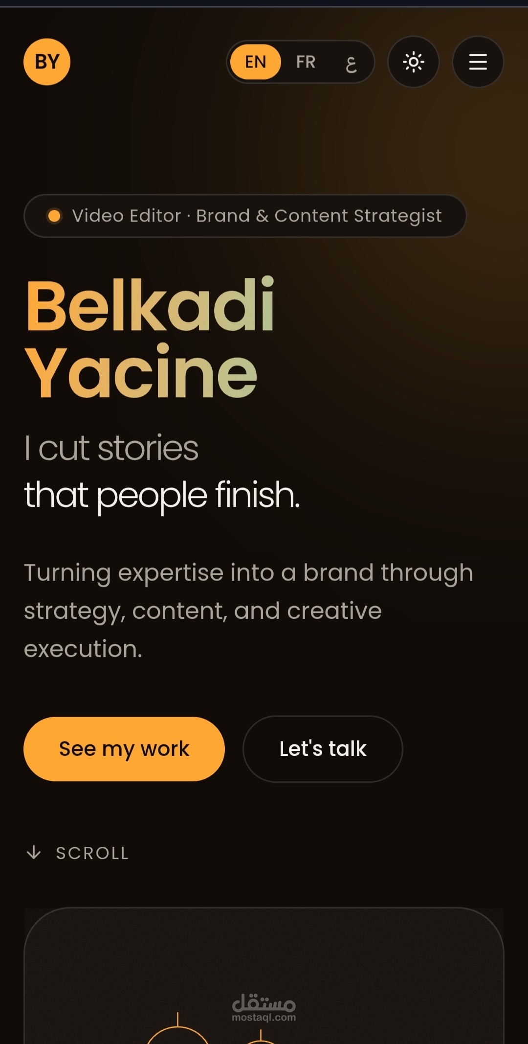 Video editor portfolio