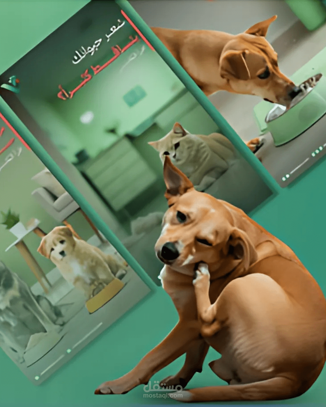 تصميمات سوشيال ميديا لعيادة بيطرية