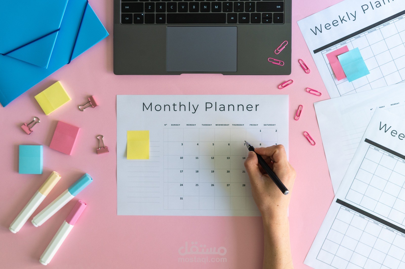 Monthly content plan