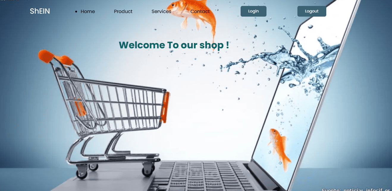 E-Commerce Website Front-End (OF_Shop)