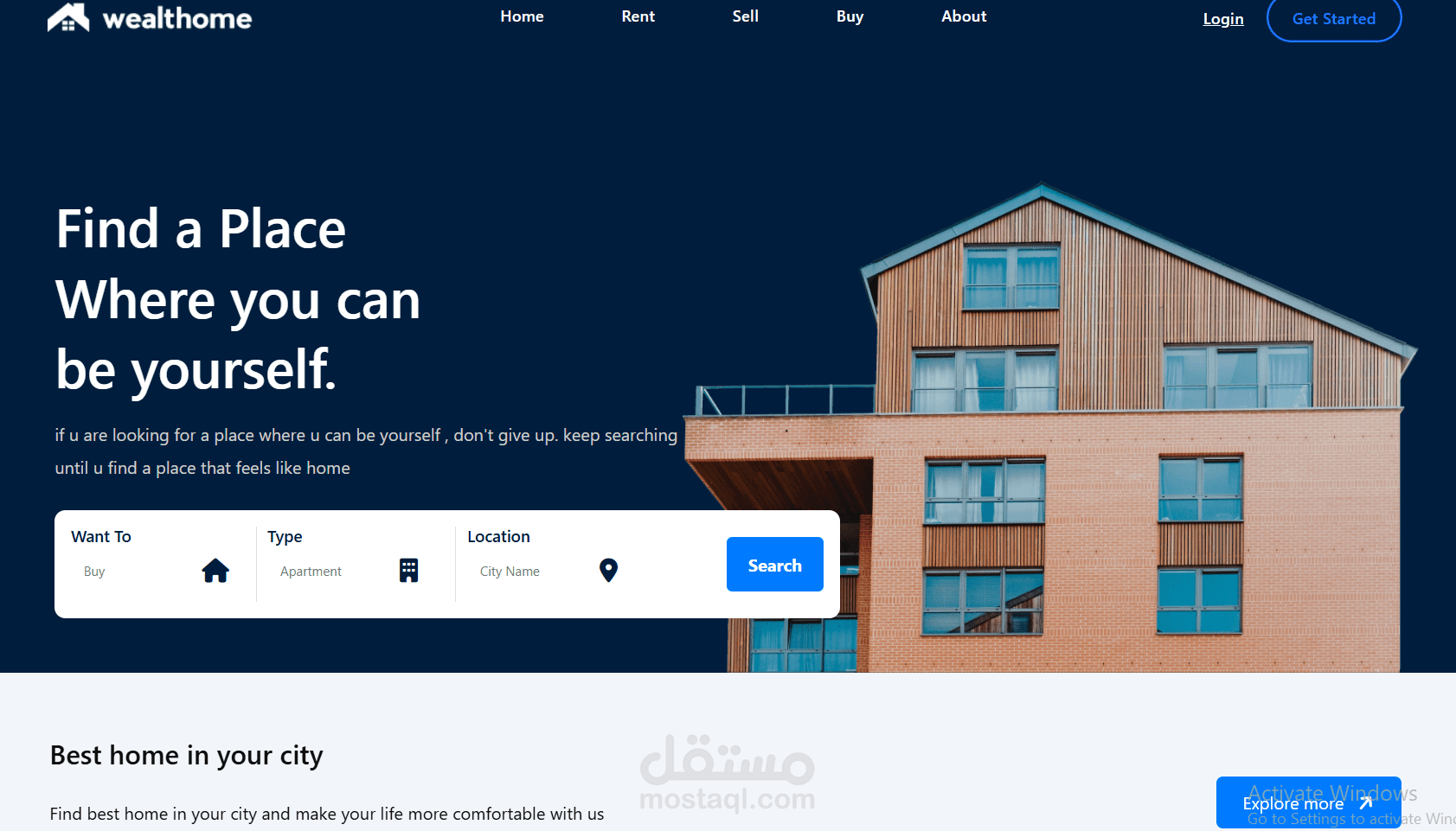 realestate website