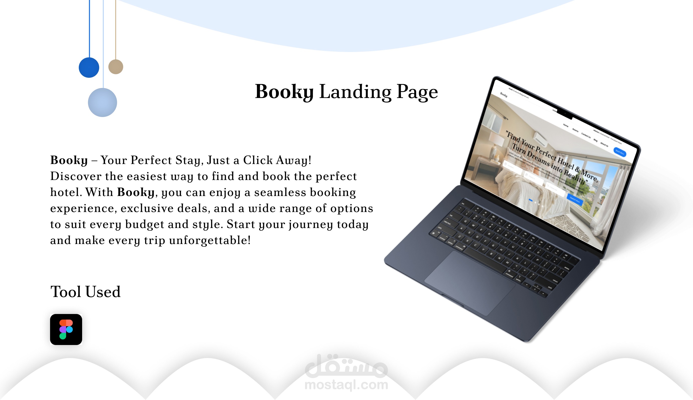تصميم Landing Page احترافية لحجز الفنادق بتجربة مستخدم مميزة