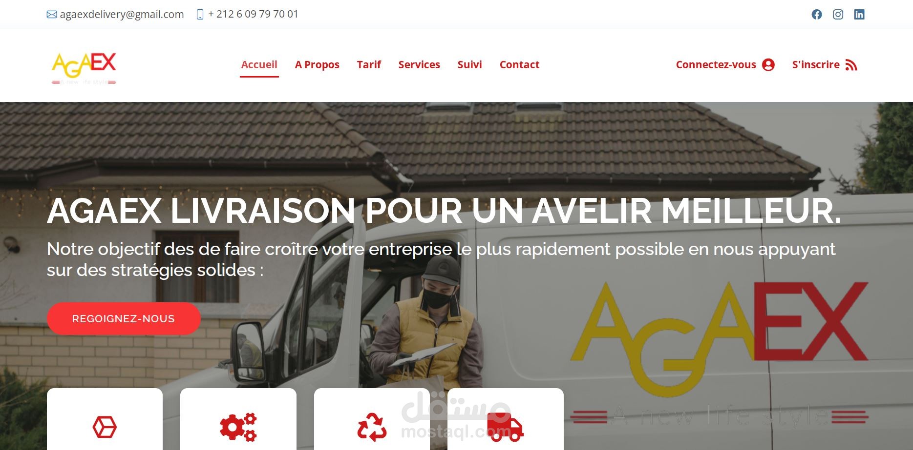 Agaex Livraison Website