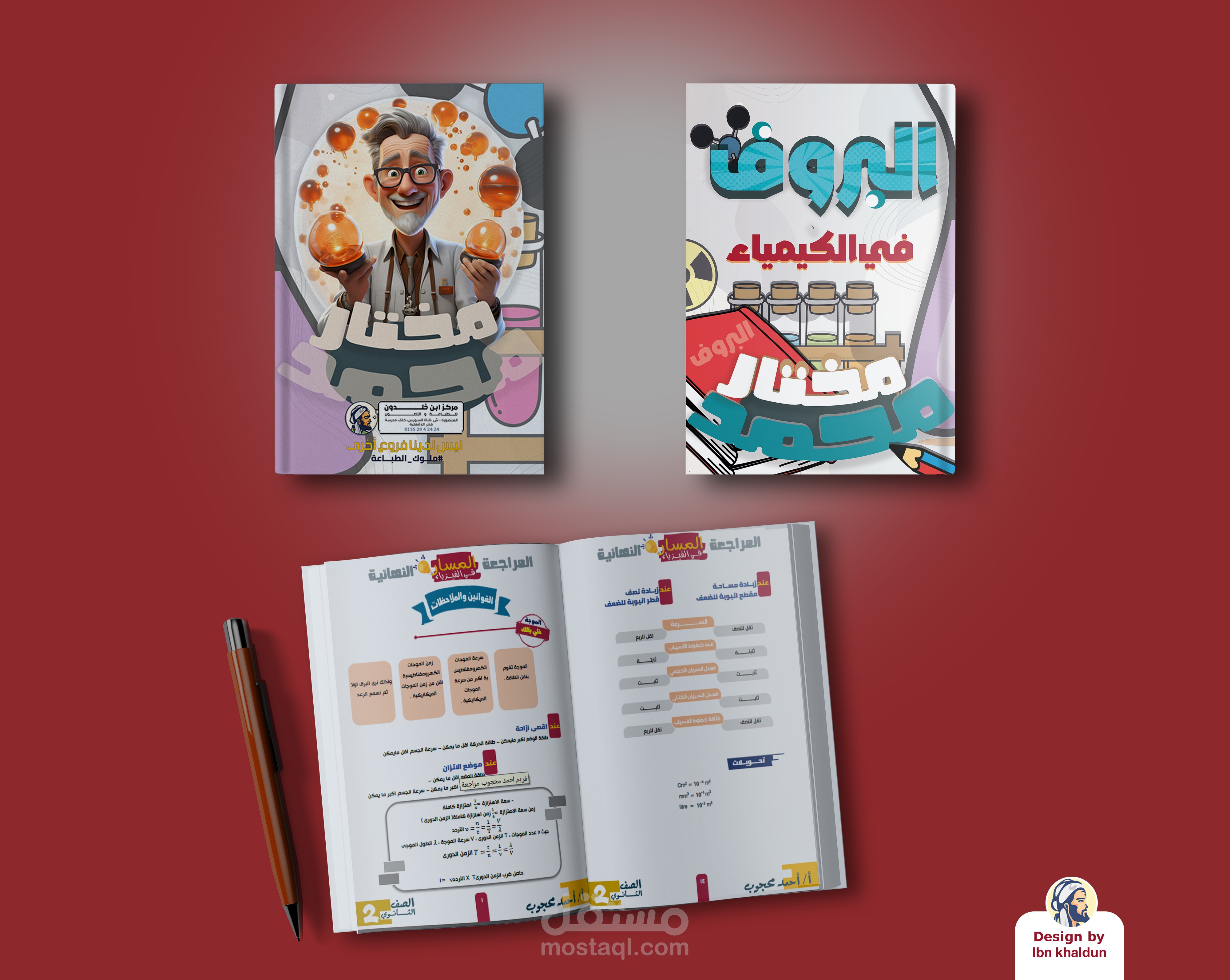 تصميم وتنسيق احترافي للكتب مع غلاف مميز.