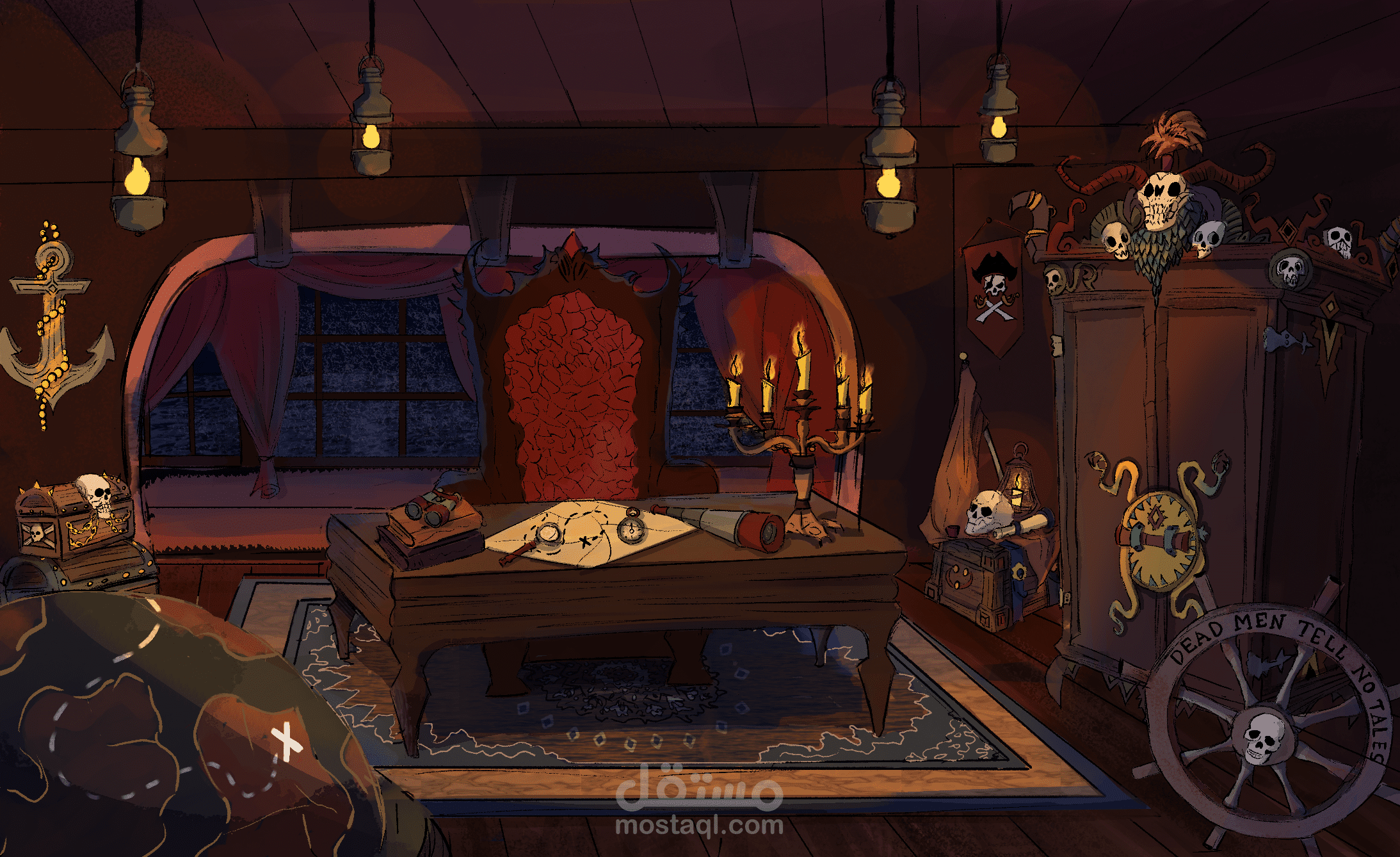 تصميم و رسم خلفيات Environment Art