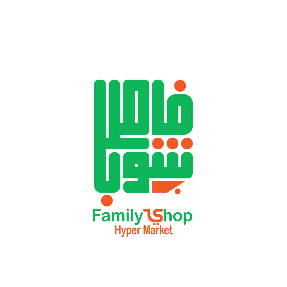 تصميم شعار لمتجر فاميلى شوب لتجارة المواد الغذائية