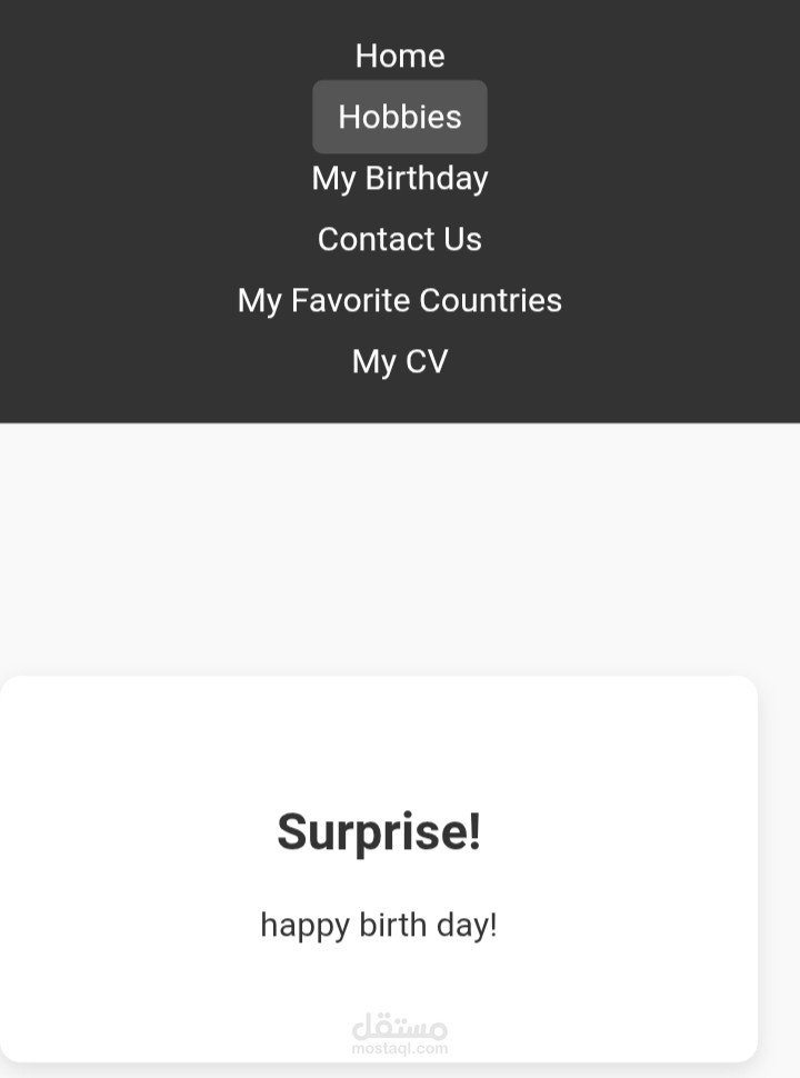 Personal portfolio
