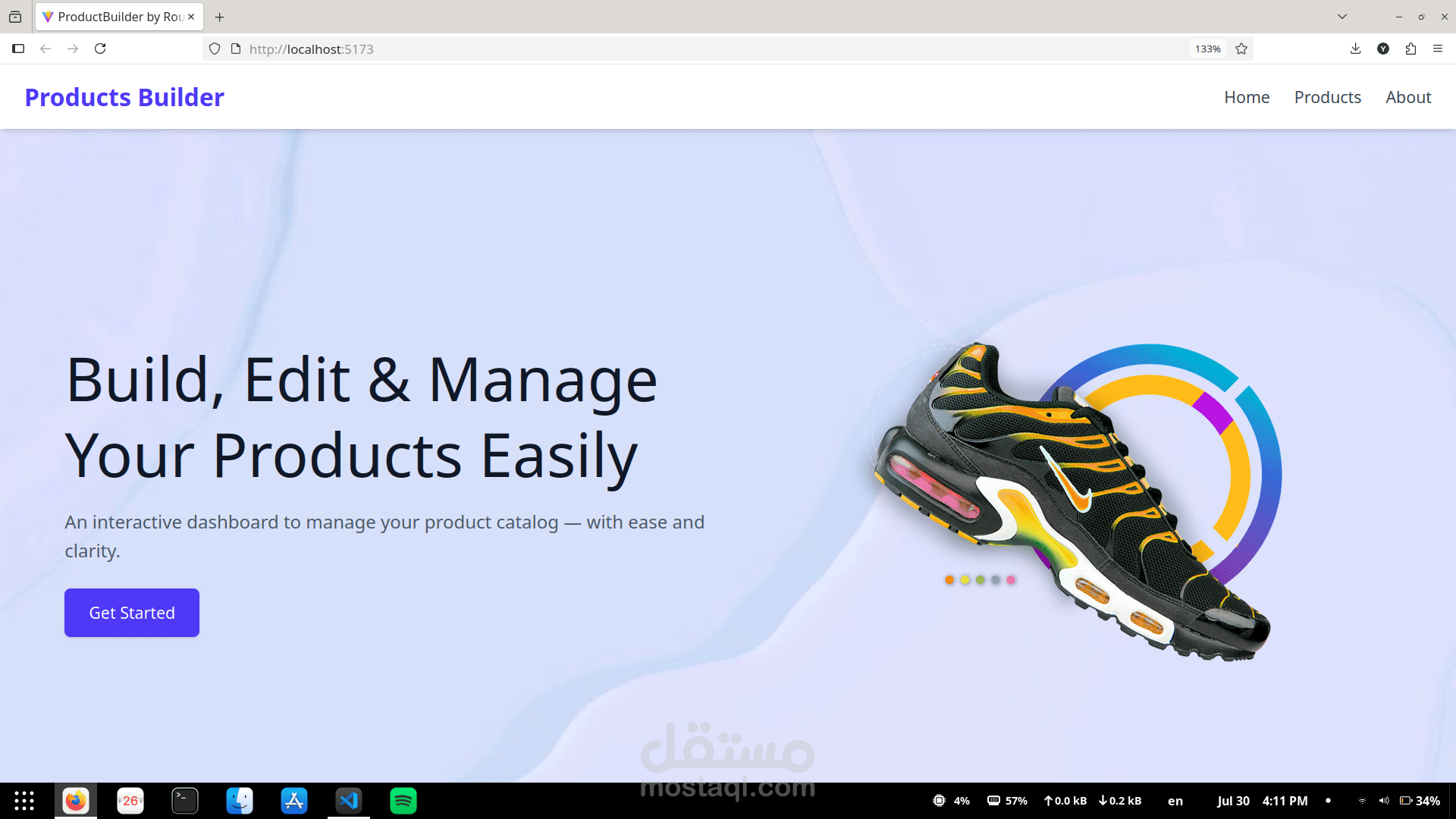 Products Builder – Full-Stack CRUD Web Application (MERN Stack)