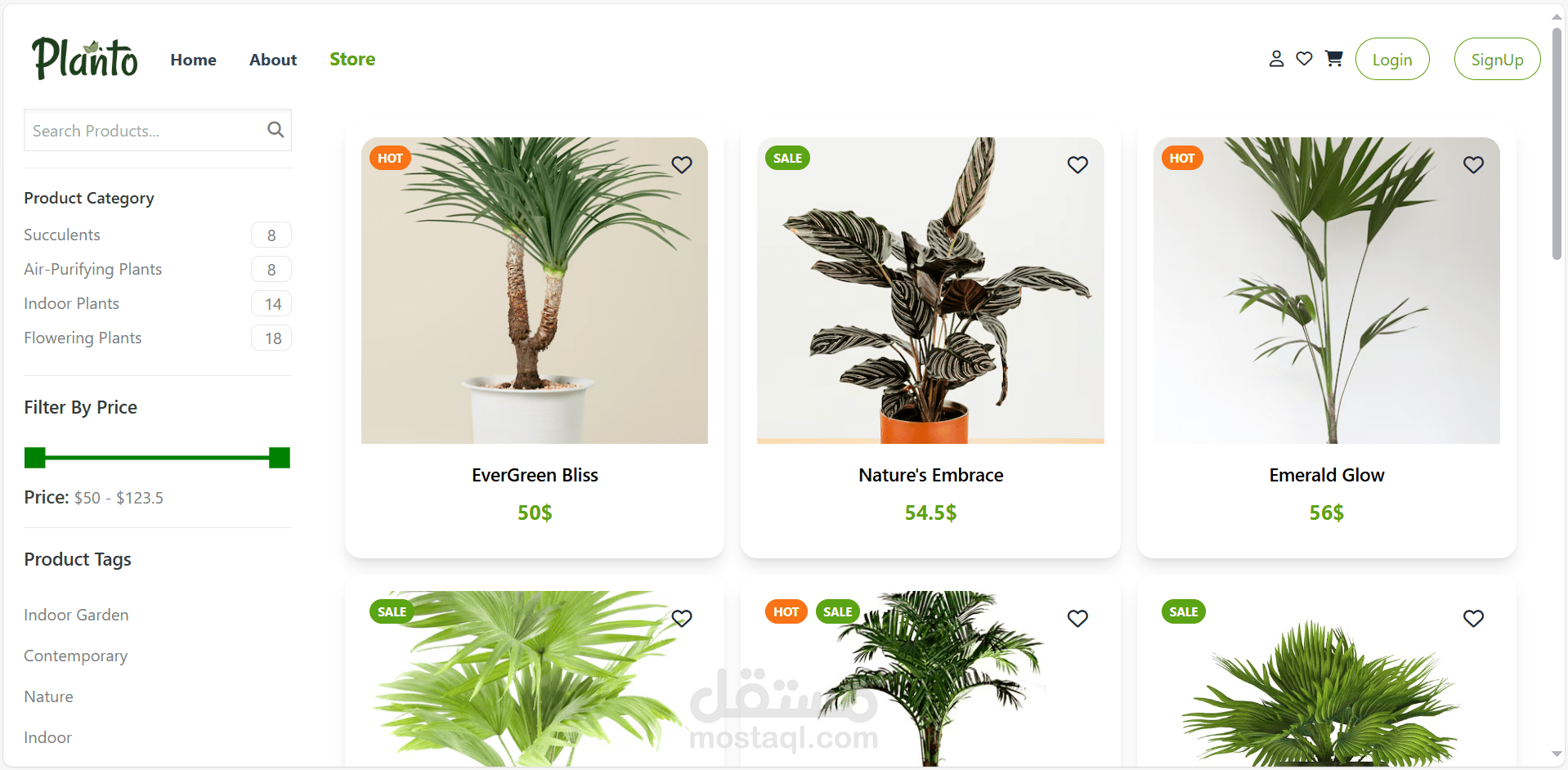 Plant An E-Commerce for Selling Plans