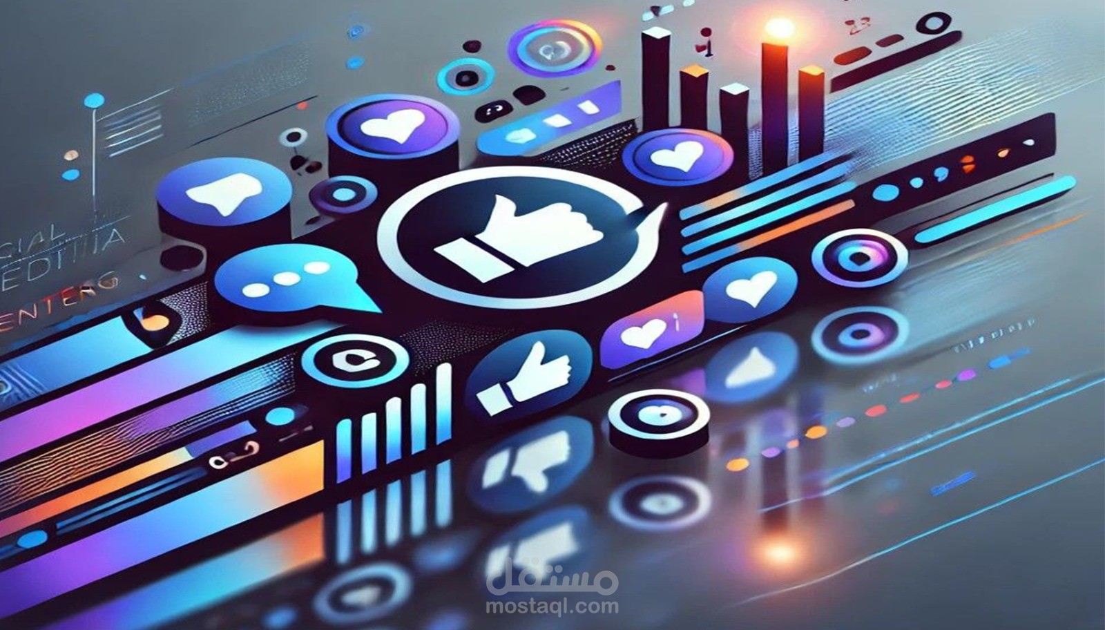 تصاميم إعلانات وبوستات سوشيال ميديا