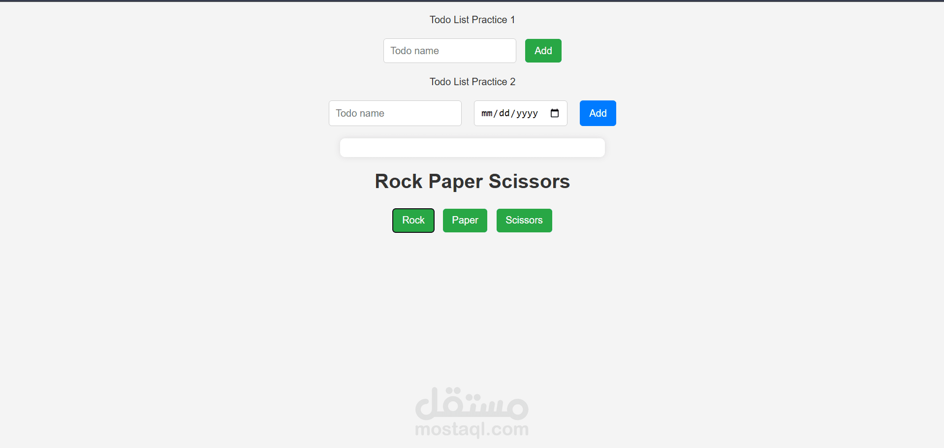Simple Todo and Game