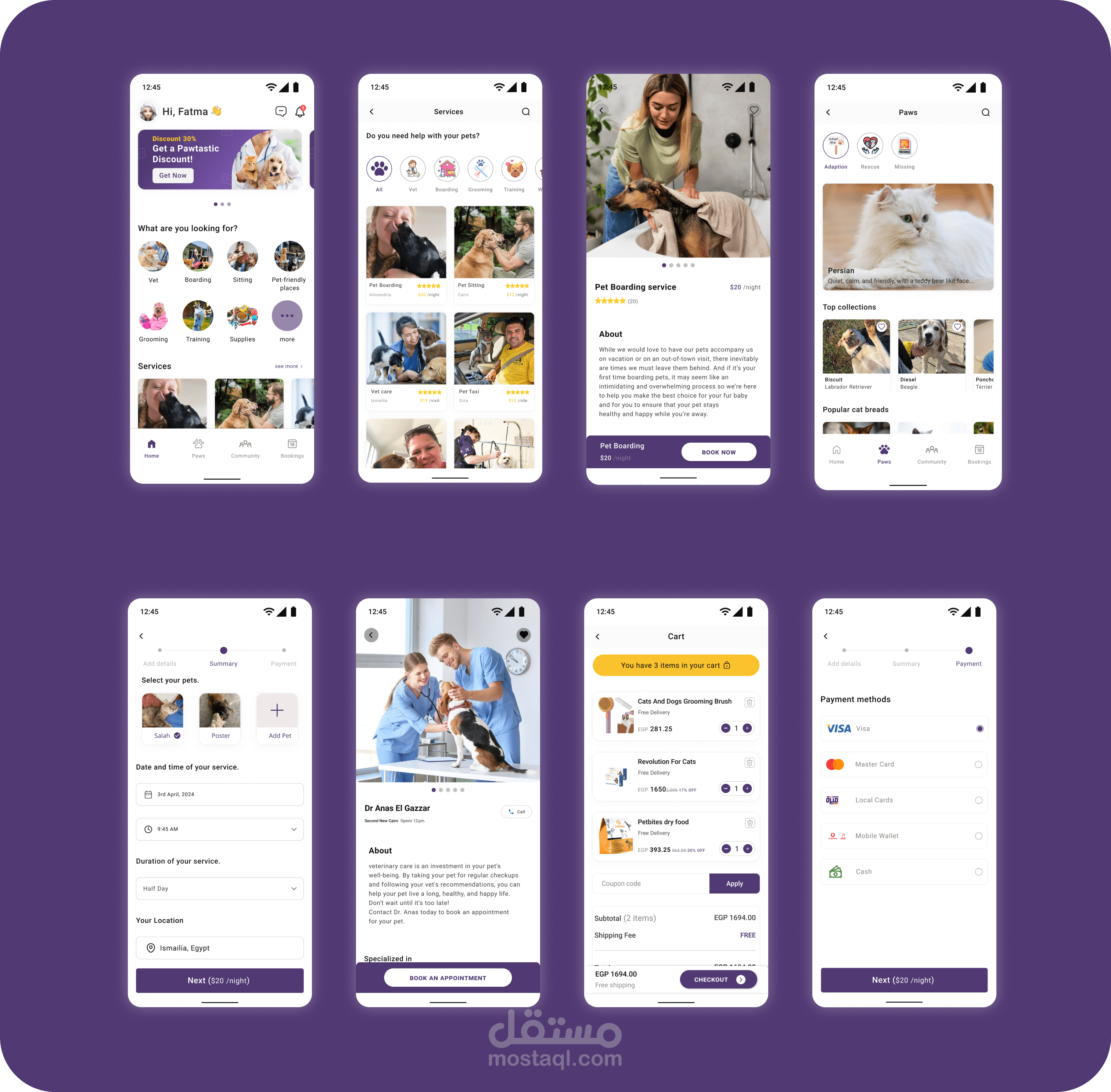 Pet care app
