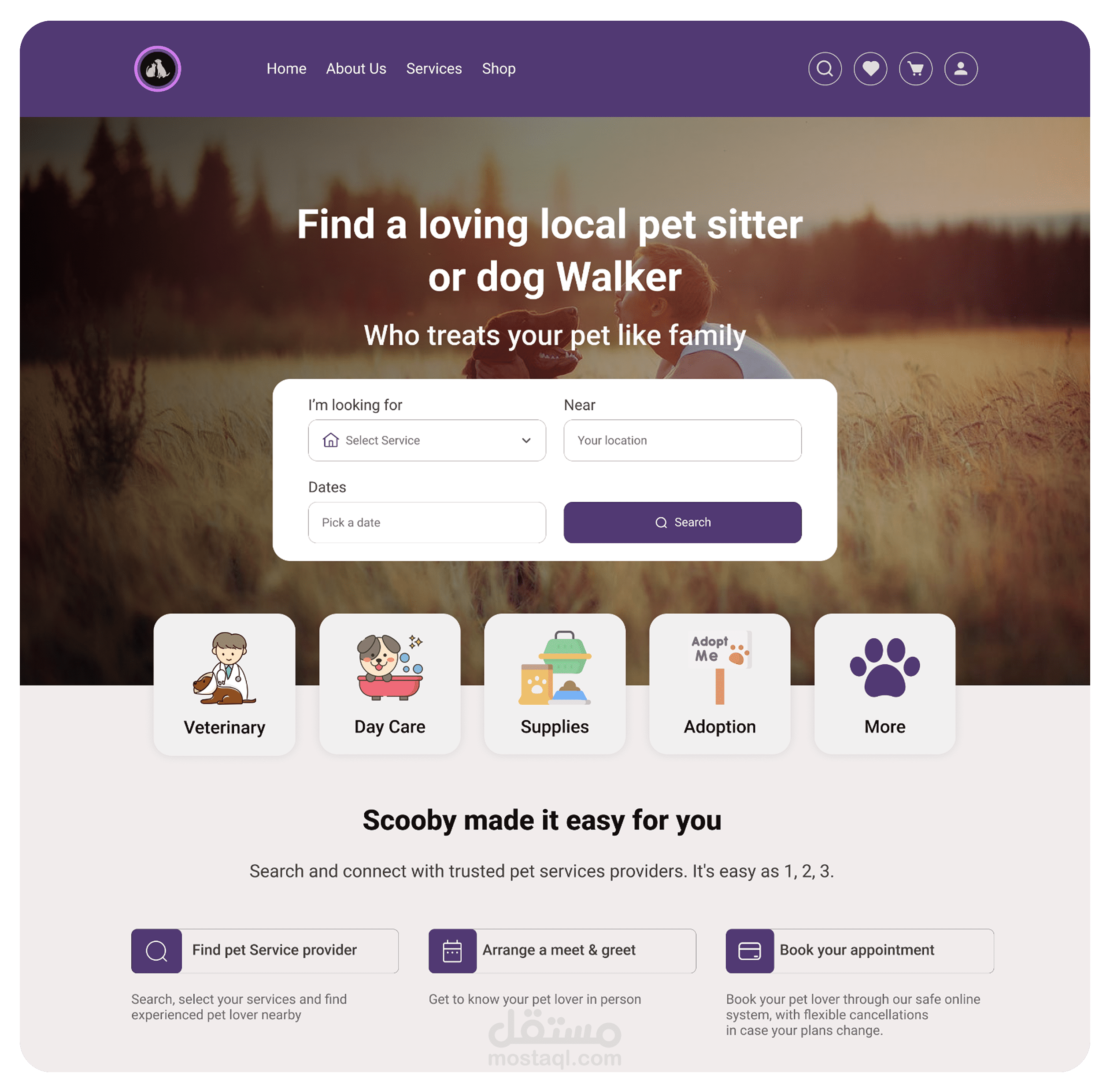 Pet care app