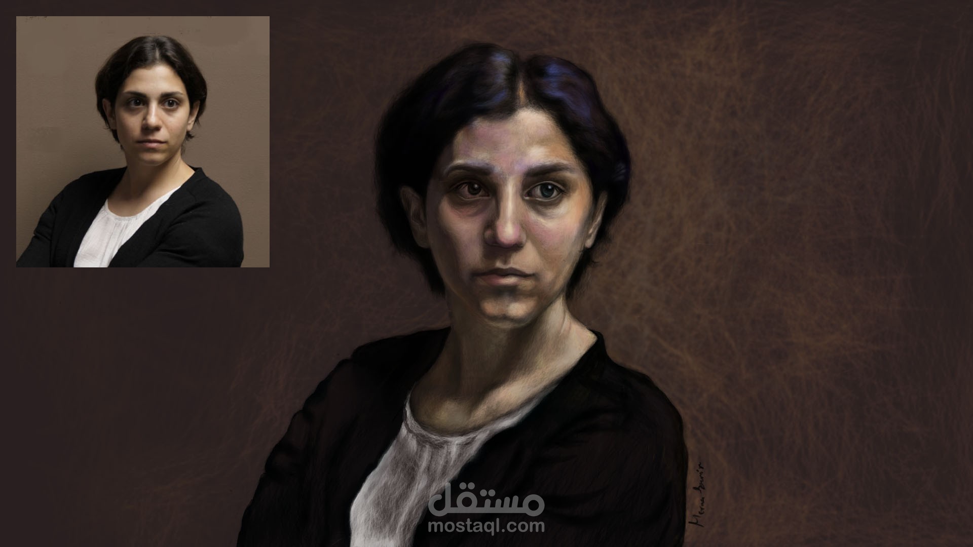 بورتريه رقمي