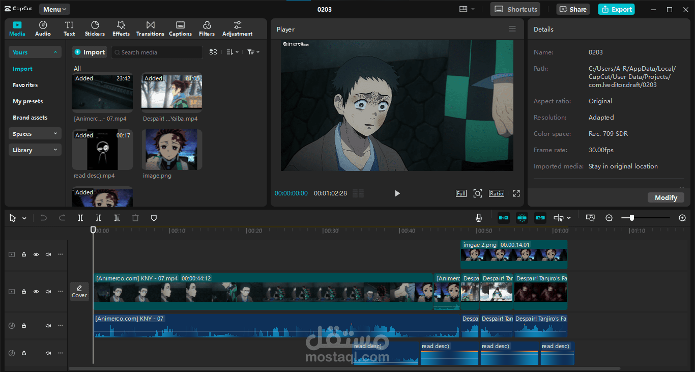 AMV production and editing.