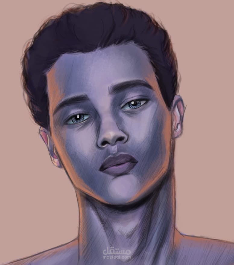رسم بورتريه رقمي
