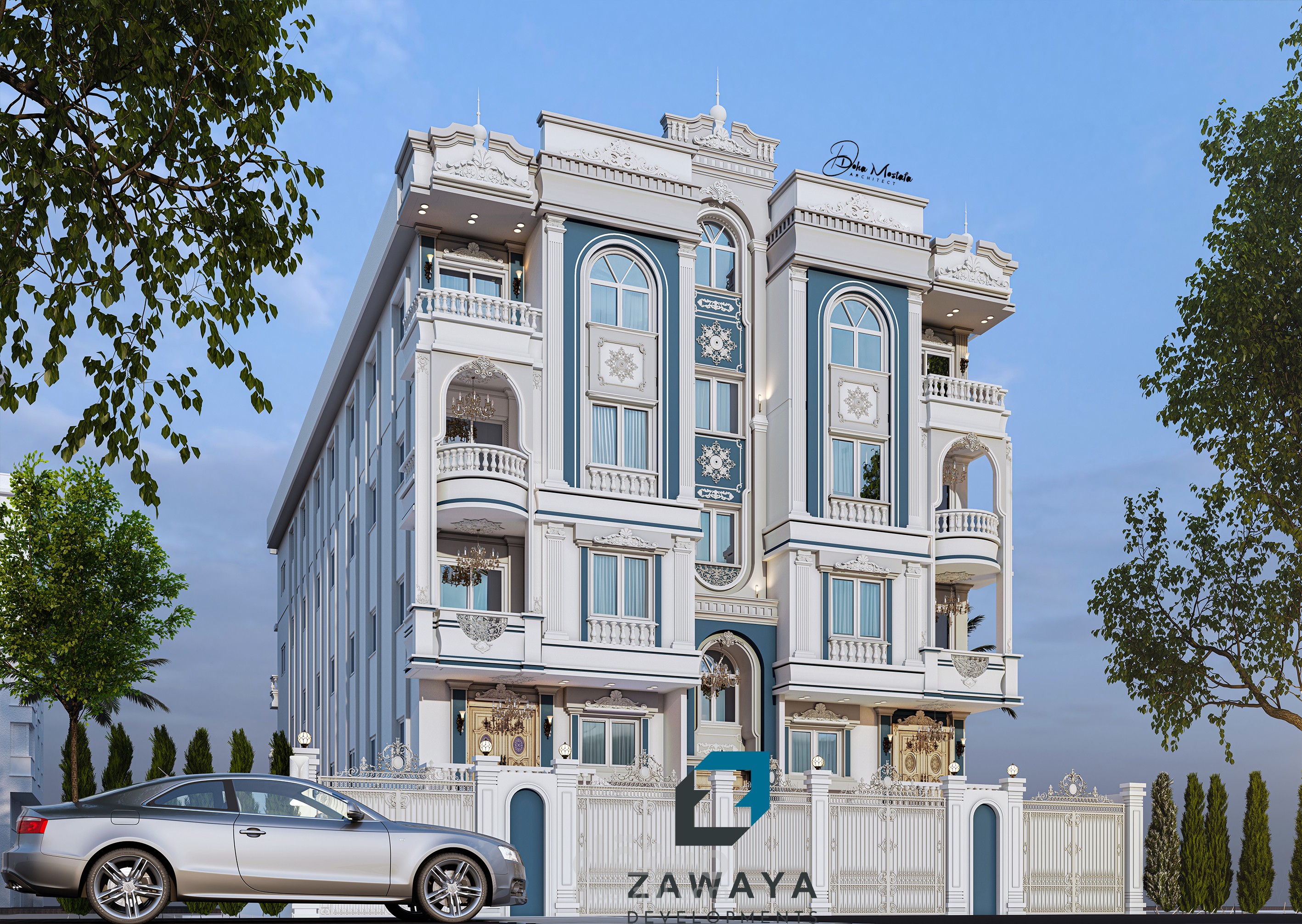 تصميم خارجي نيو كلاسيك