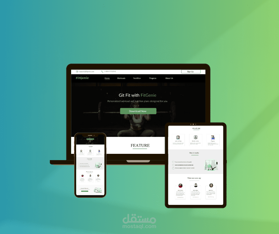 Fitness website