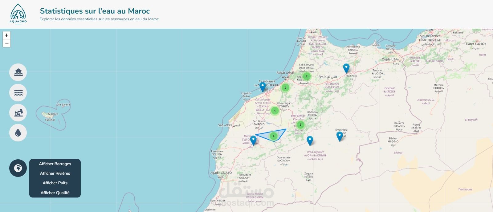 مشروع تحديد مواقع الموارد المائية في المغرب
