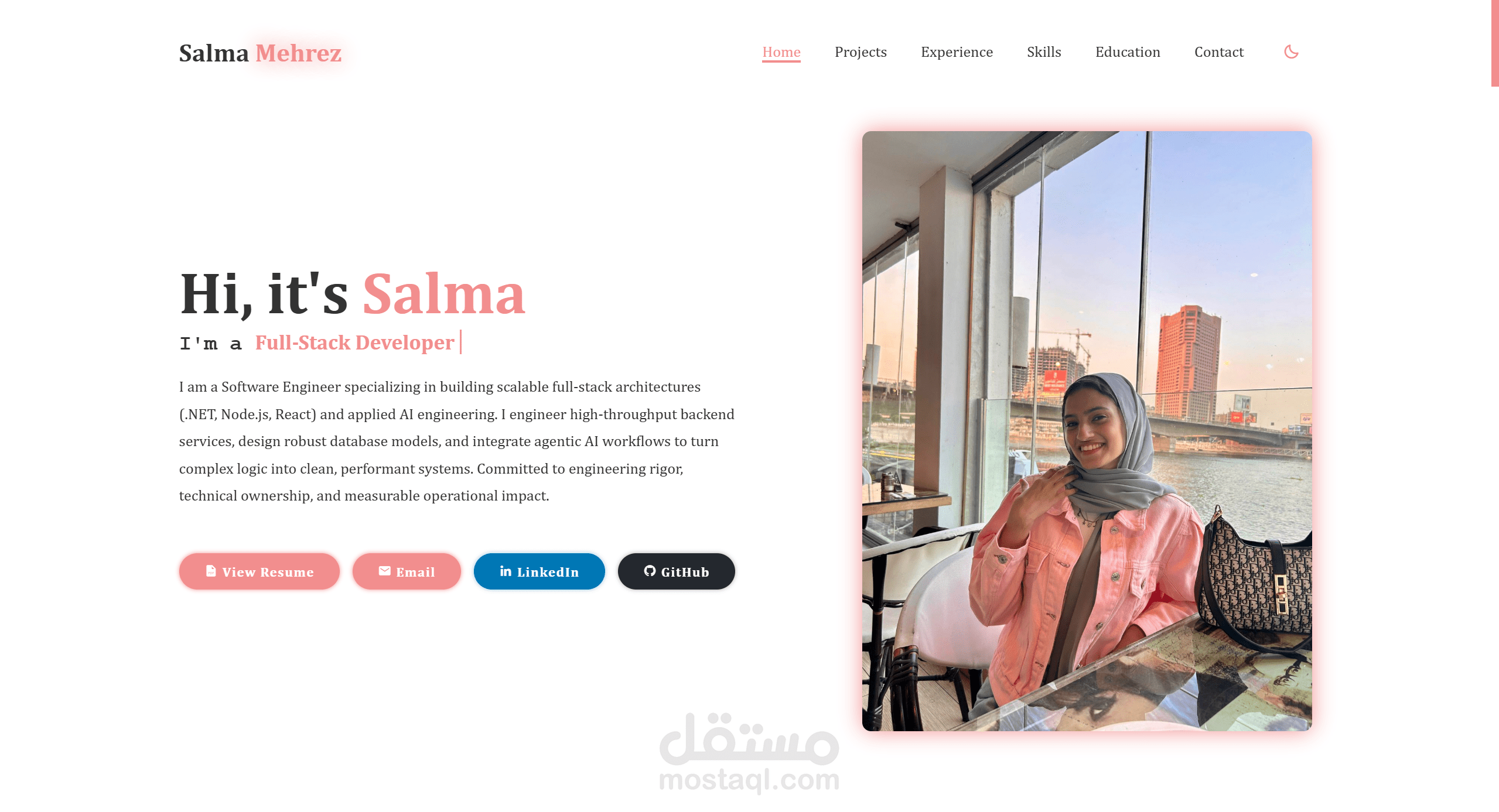 Personal Portfolio - معرض الأعمال
