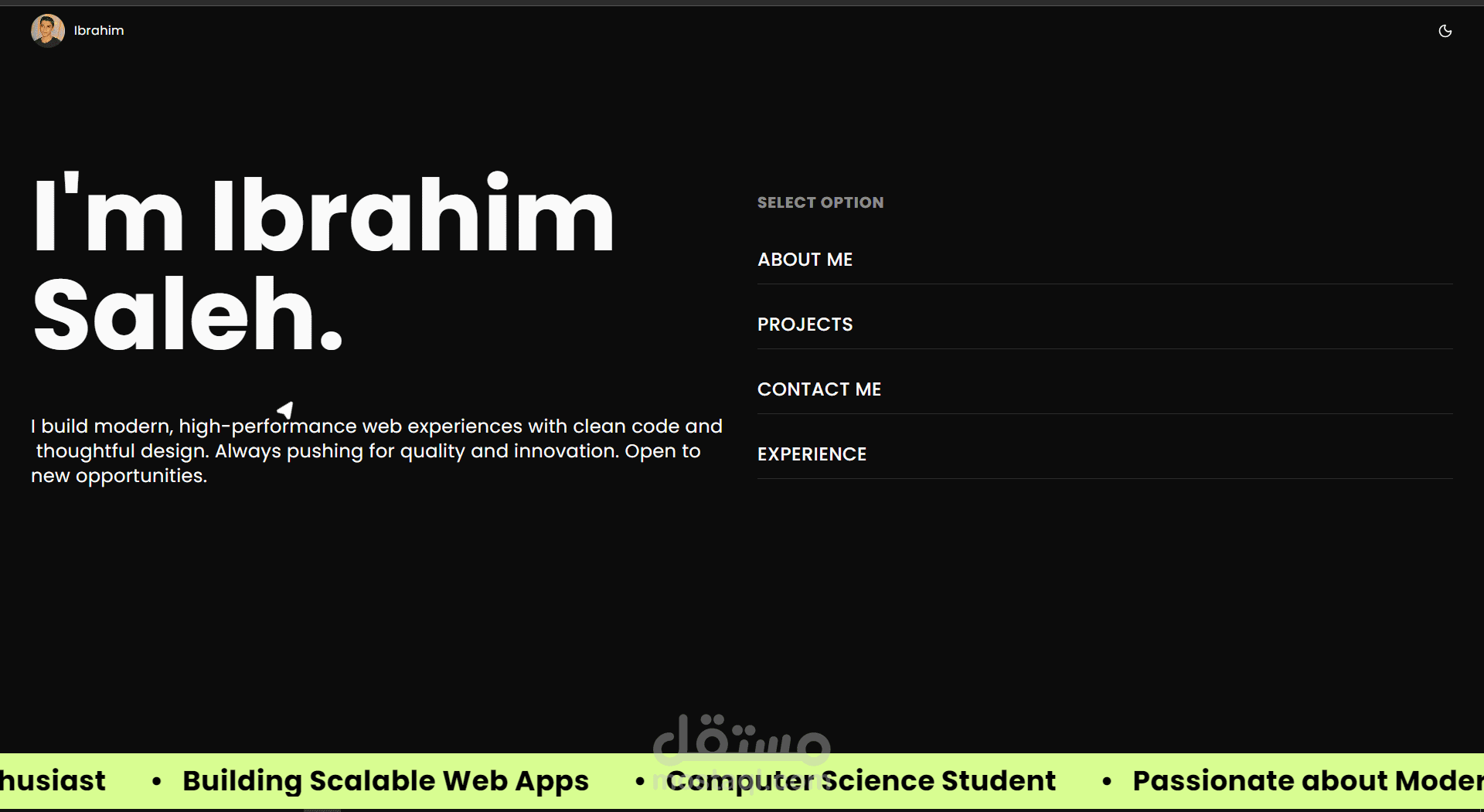 Ibrahim Saleh Portfolio