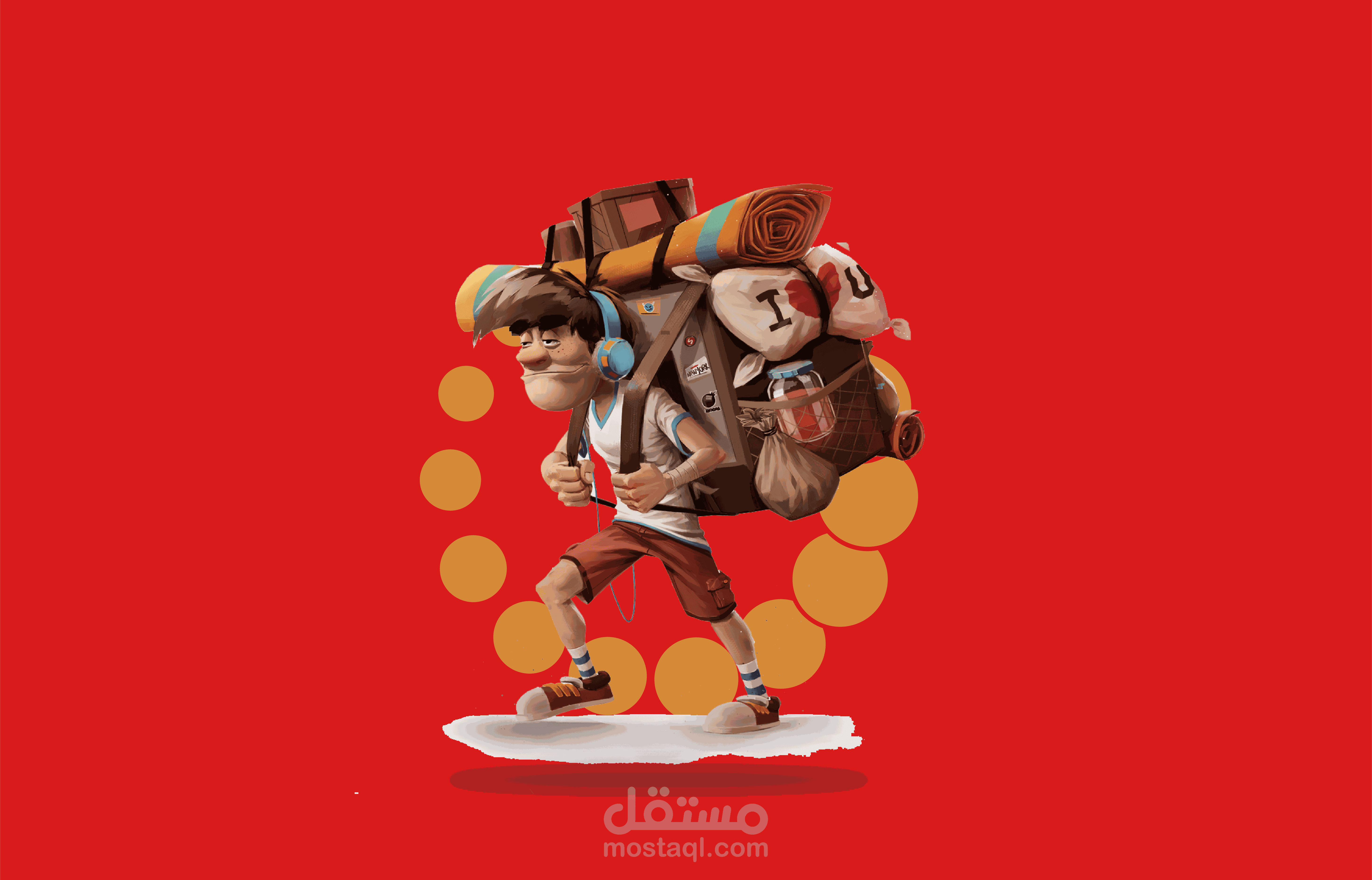 تصميم الهوية البصرية لشركة visual  media .