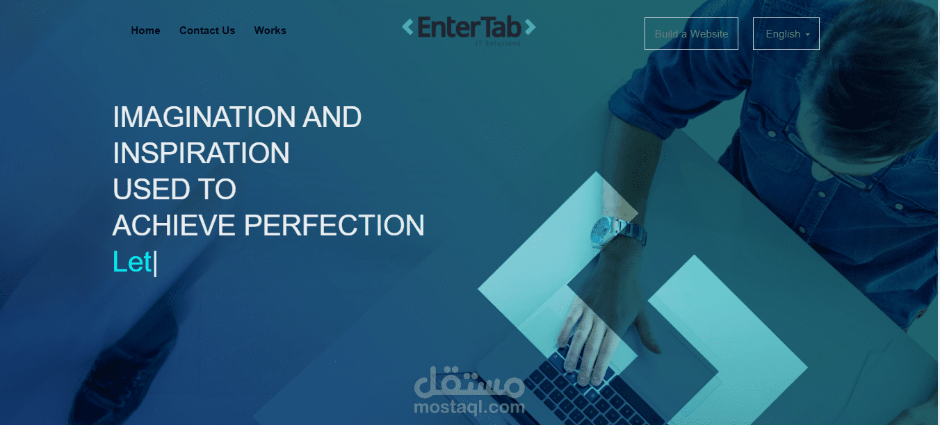 موقع ويب لشركة تصميم