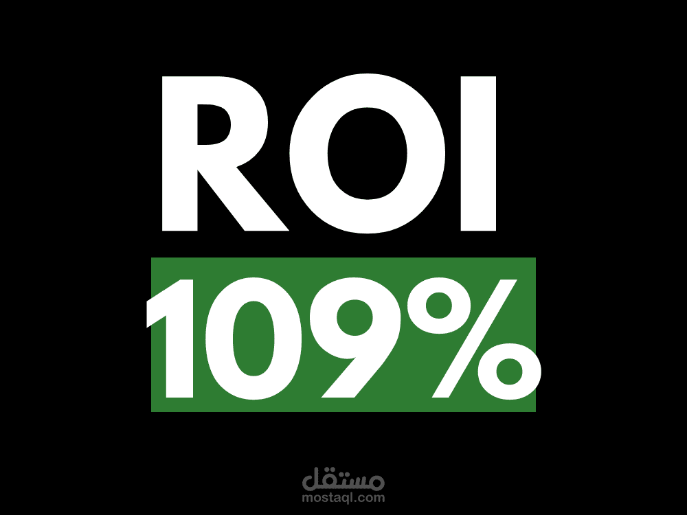 تحقيق 109% عائد من خلال إعلانات التحويل في ميتا خلال شهرين