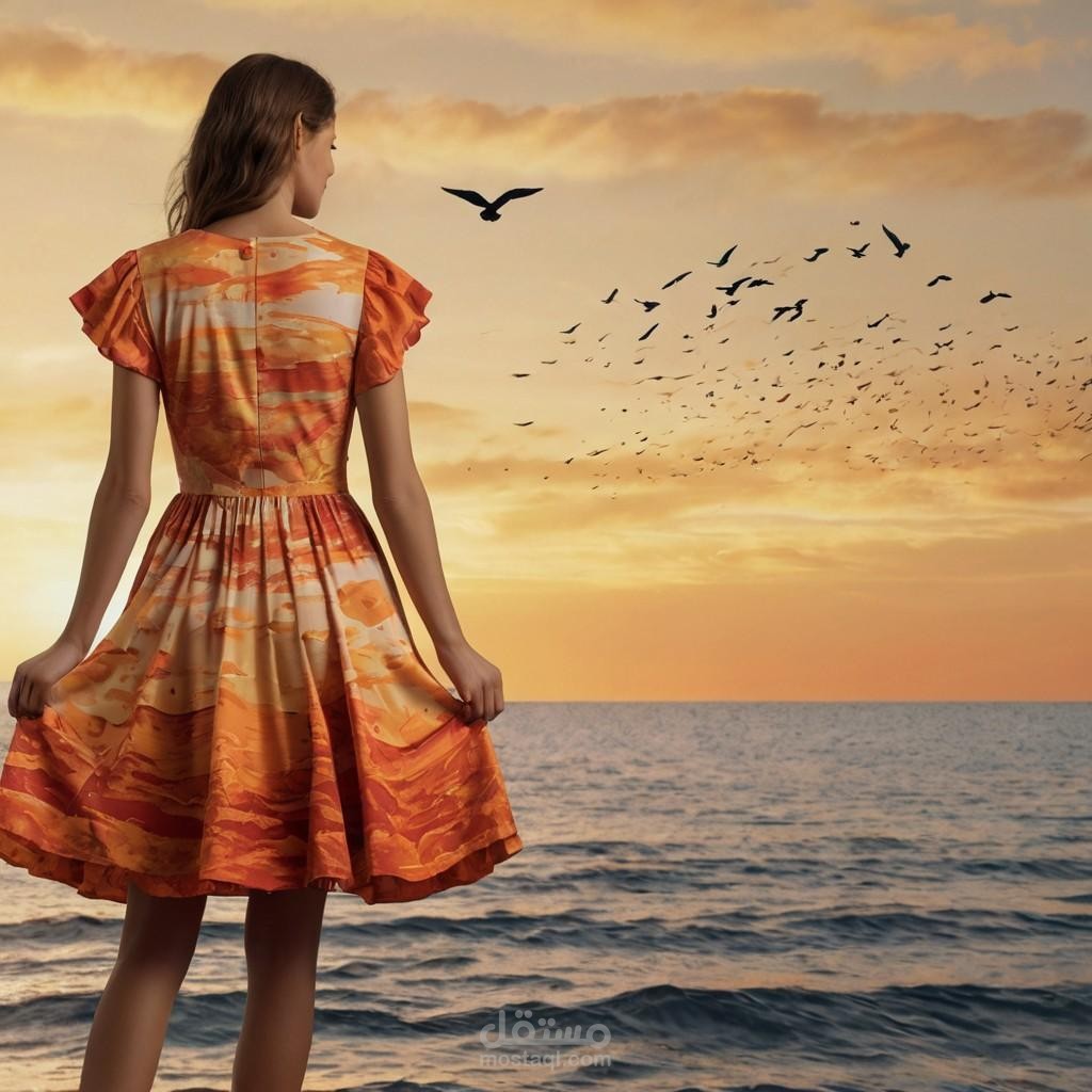 Digital Sewing Guide: Craft Your Exquisite Sunset Dream Dress -