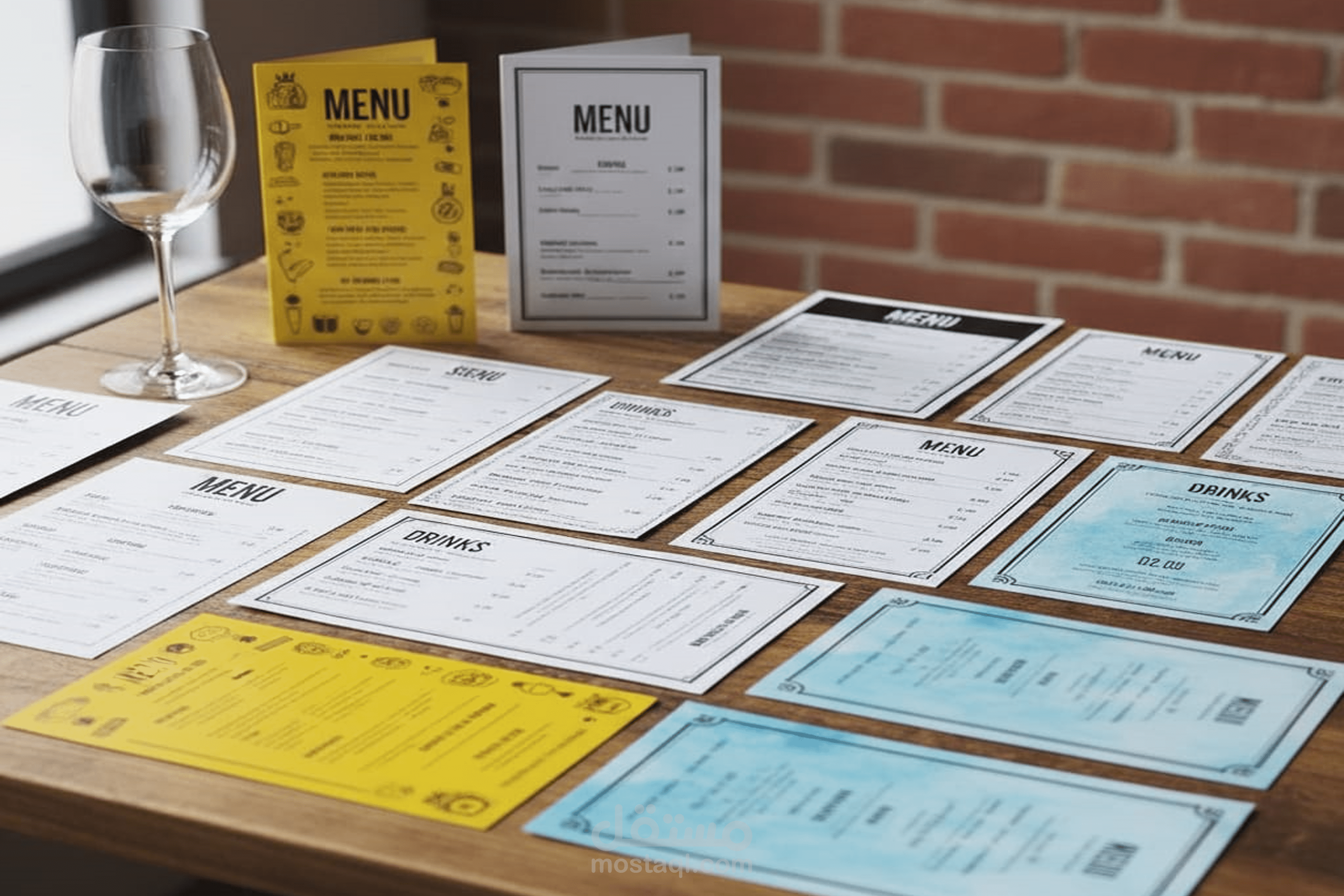 تصميم منيو احترافي  (وش وظهر) يجذب الزباين ويزود مبيعاتك – جودة عالية وضمان شكل فاخر