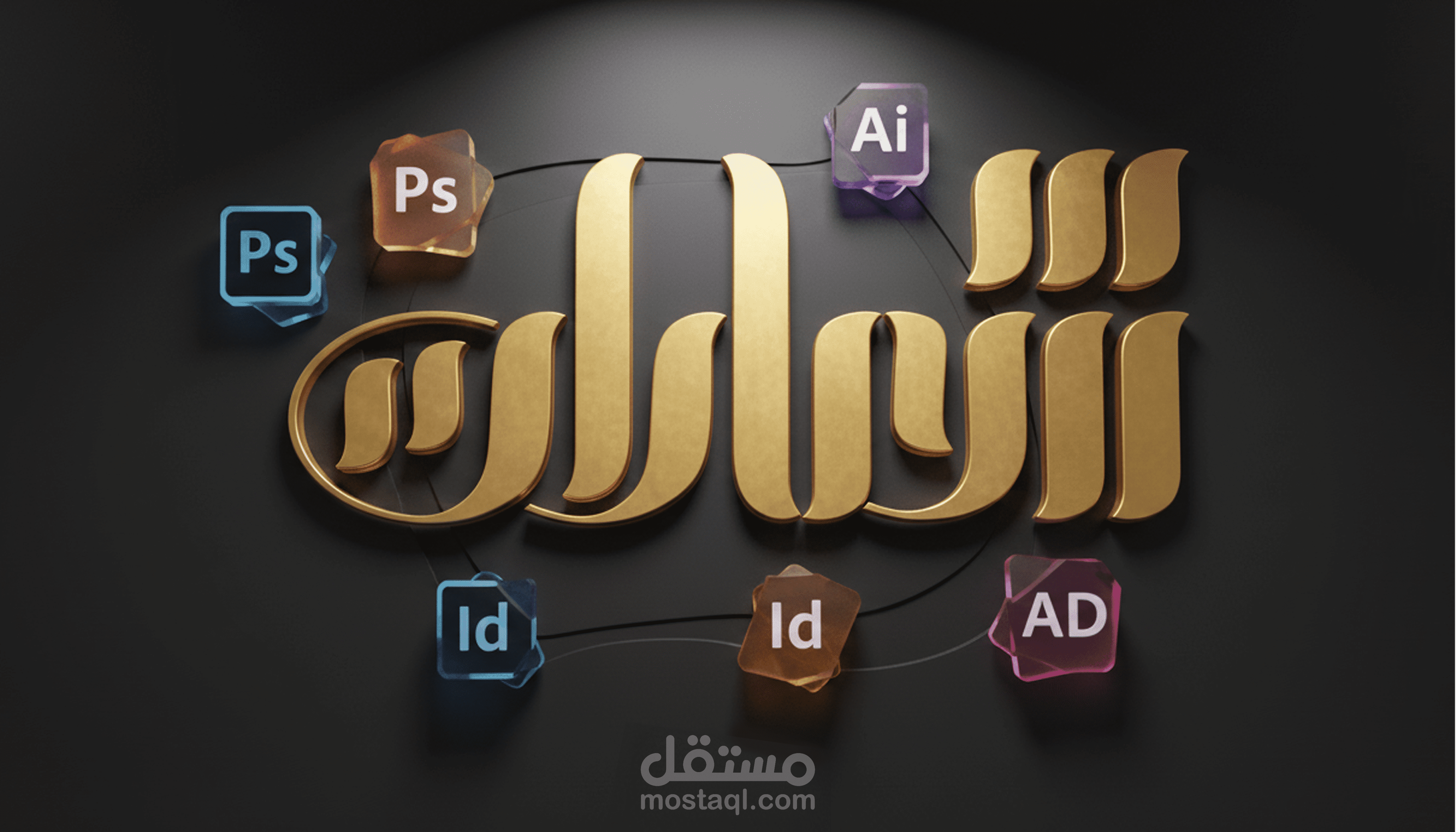 تصميم شعارات عربية بأسلوب عصري - Modern Arabic Logo Design