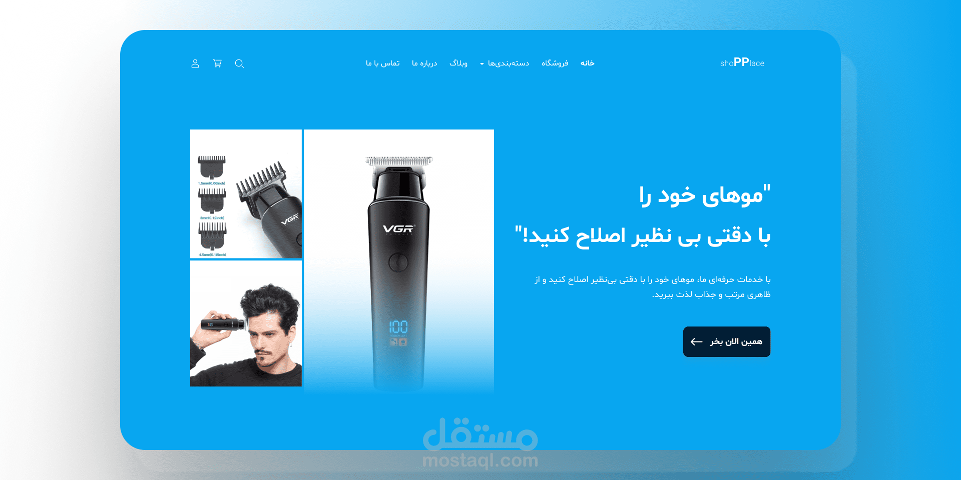 Web Design - Landing Page - Shop