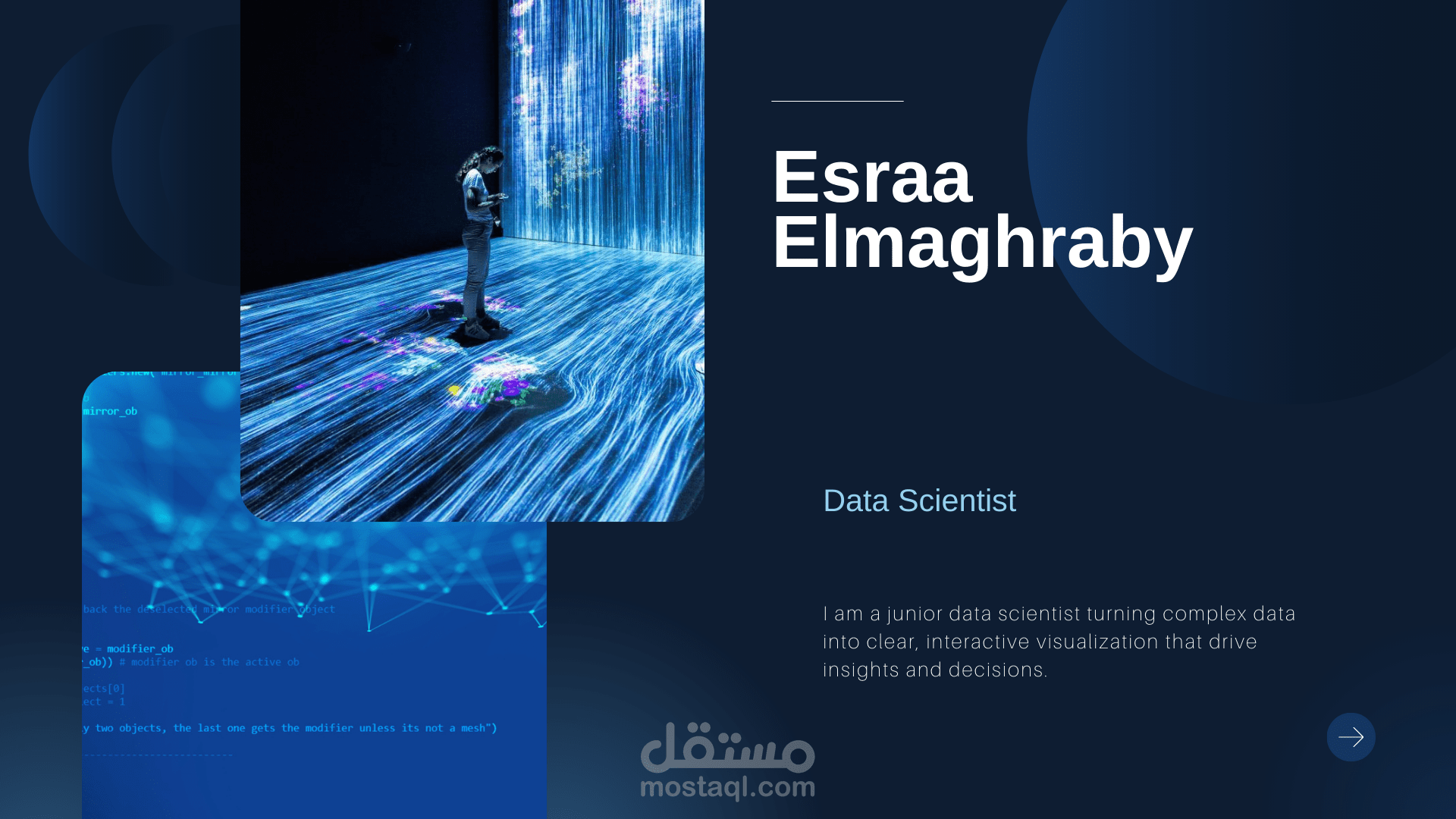 تصميم بورتفوليو احترافي لعرض أعمالك بشكل مميز