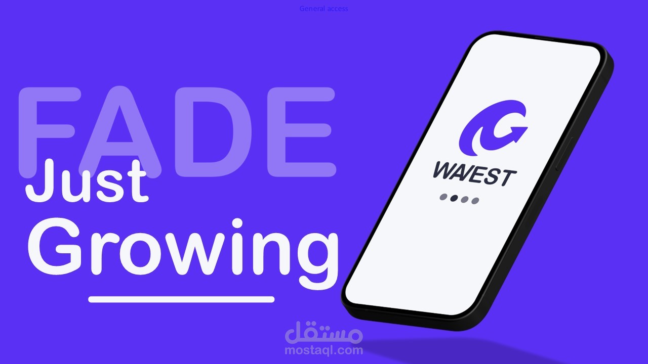 عرض تقديمي لمشروع ريادي – WAVEST