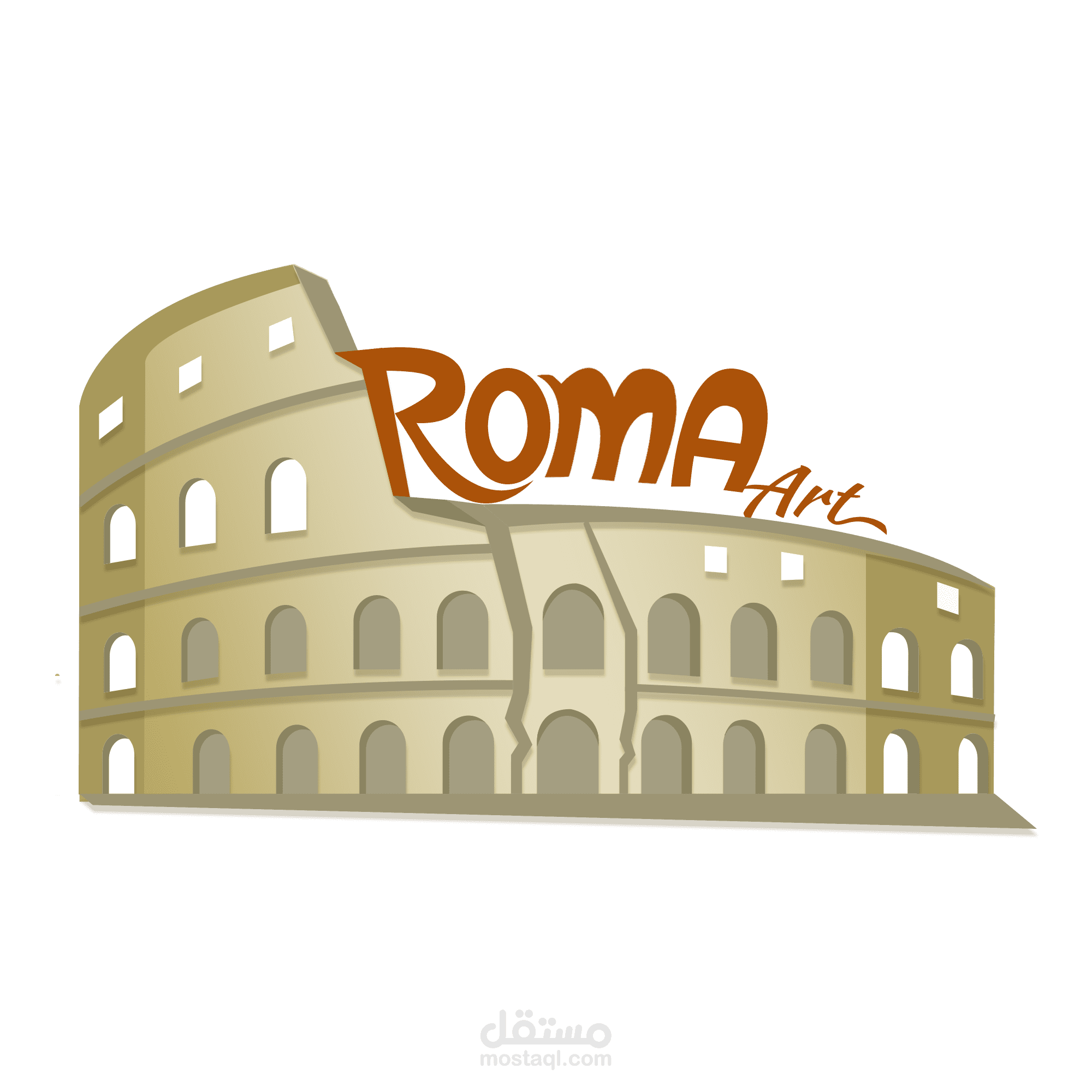 تصميم لوجو محل دهانات وديكورات