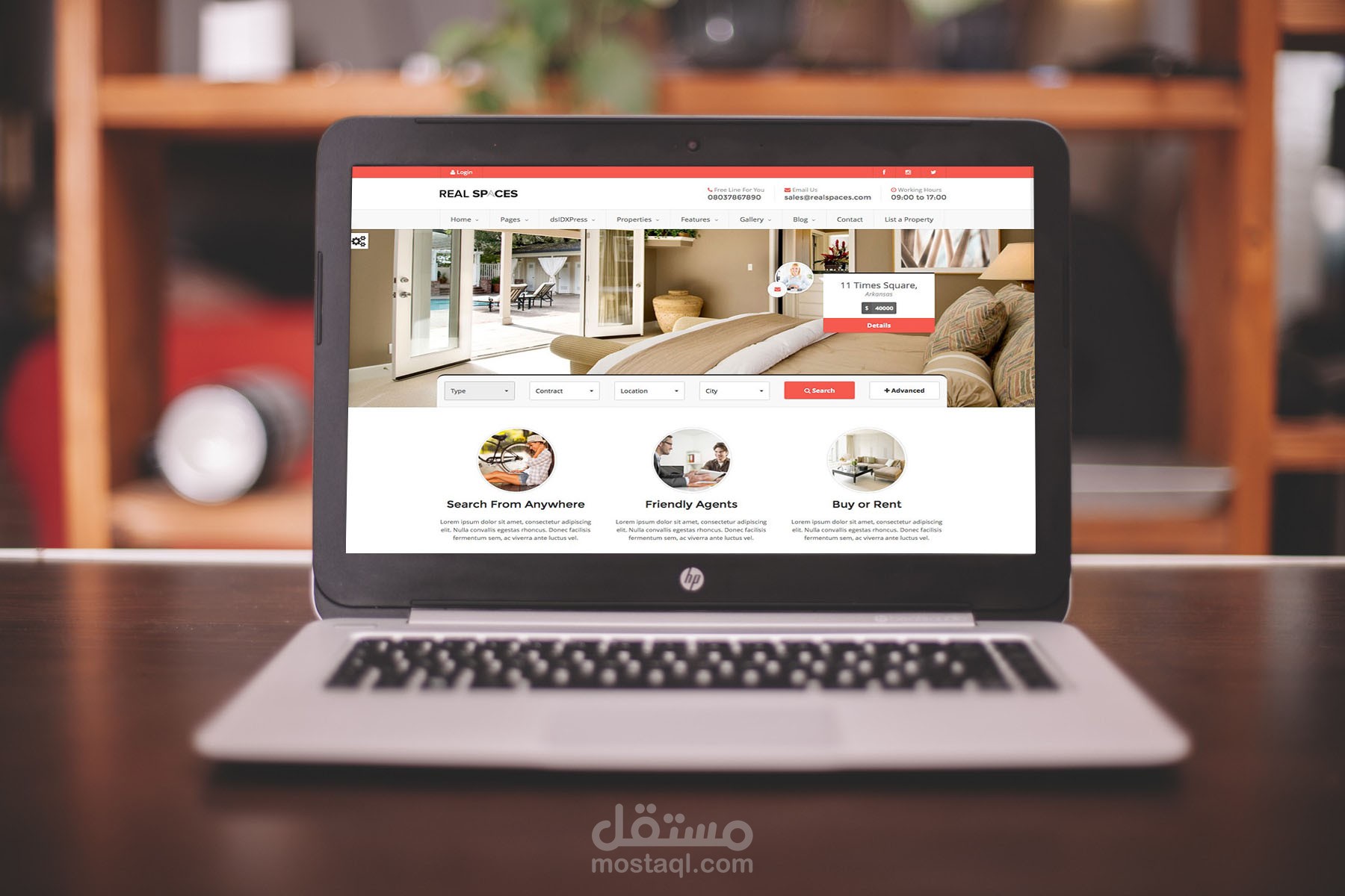 design and develop website for locally company