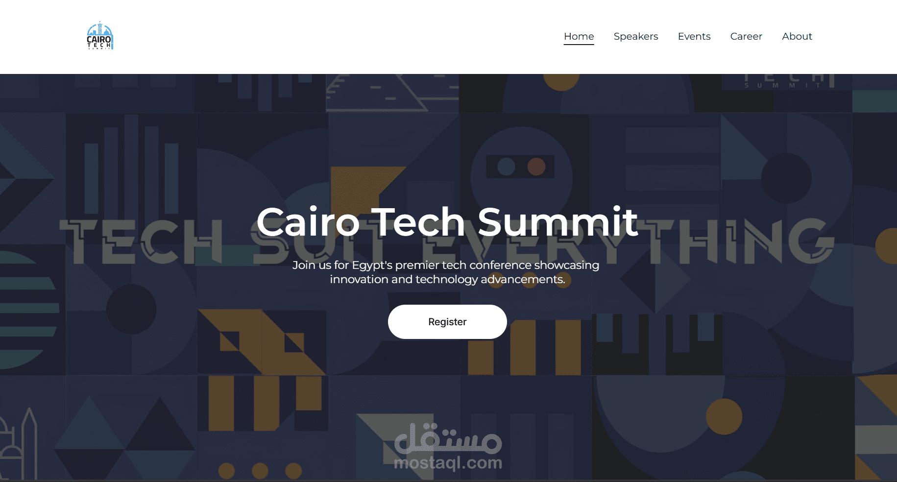 Cairo Tech Summit Website