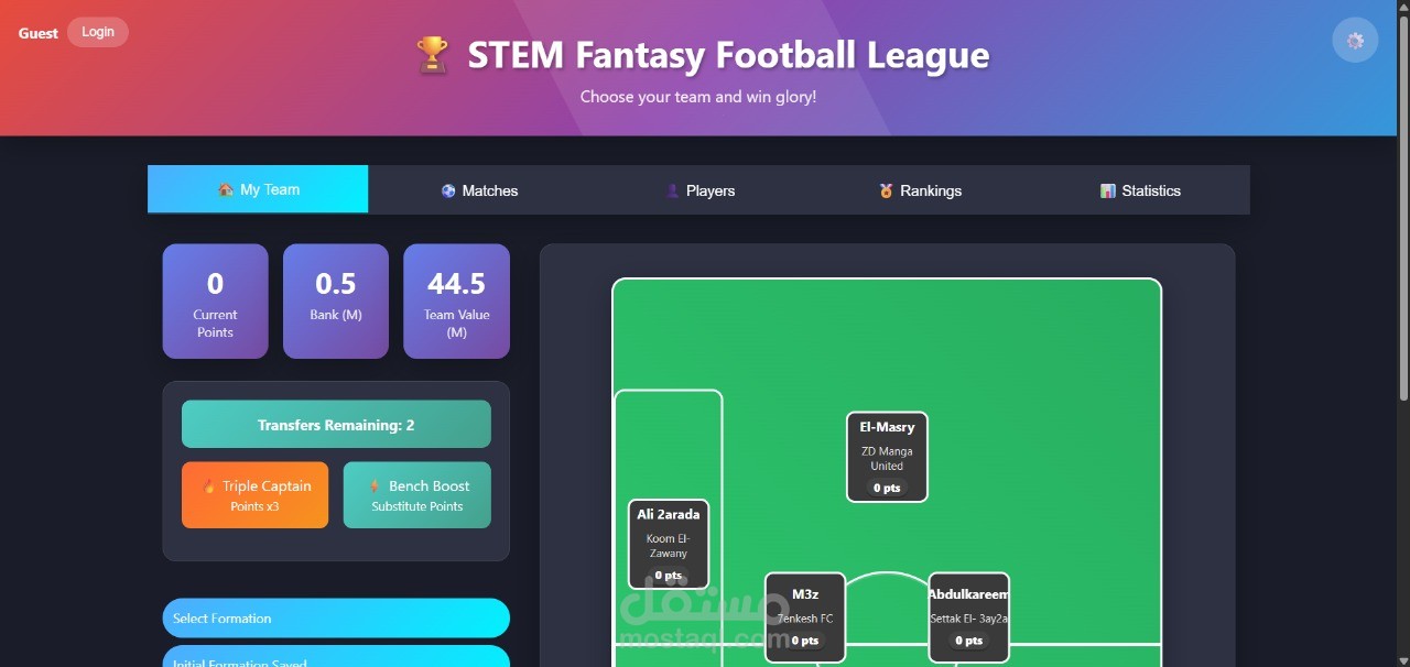 STEM fantasy league