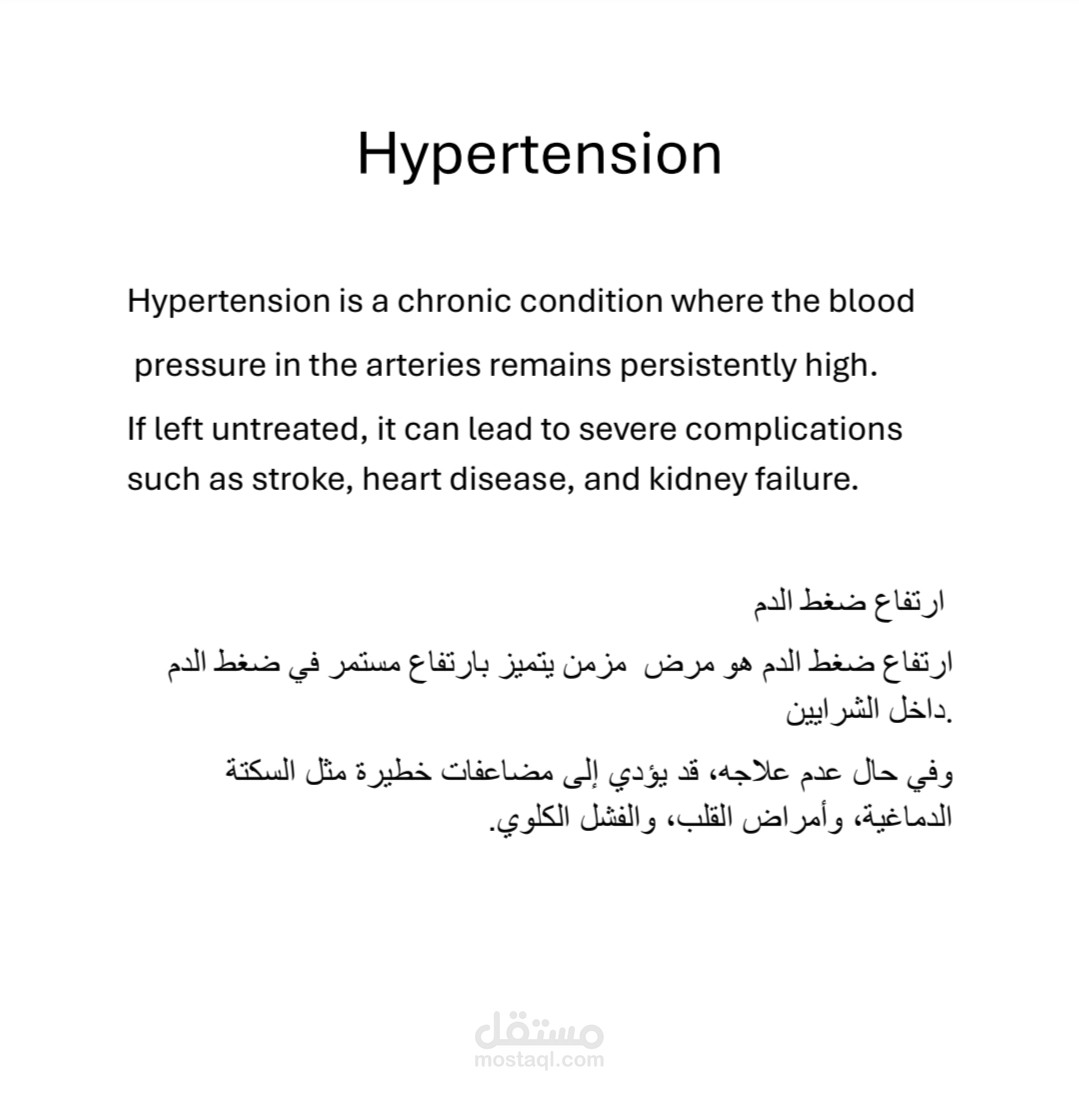 Medical Report about Hypertension