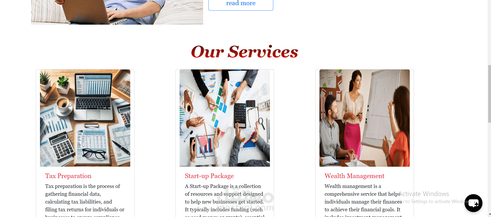 مبرمج ويب الكتروني خاص ب محاسبه