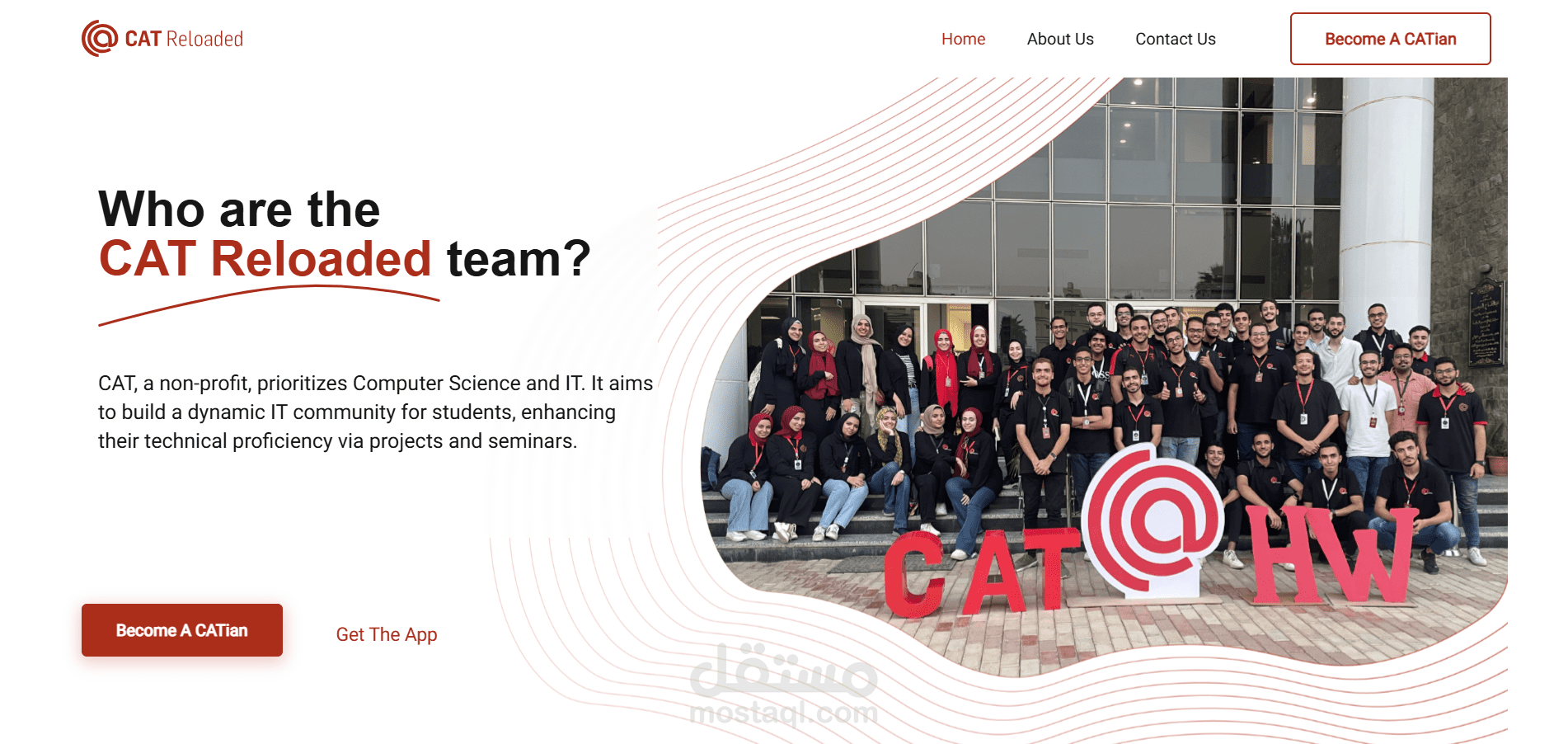 CAT Reloaded – مجتمع طلابي تقني لتنمية المهارات