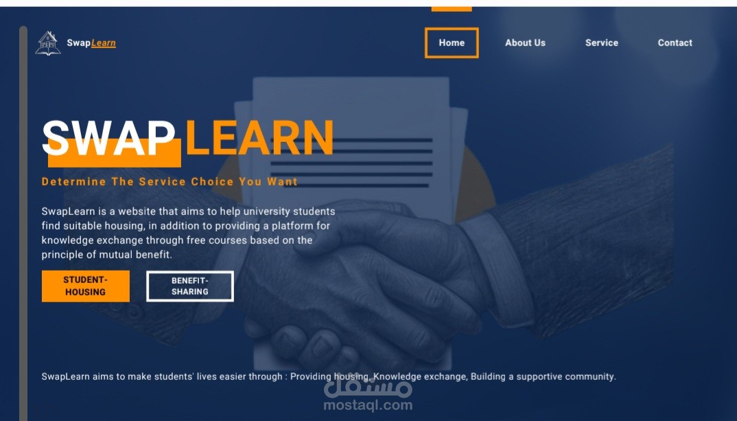 Student Accommodation and Education Website