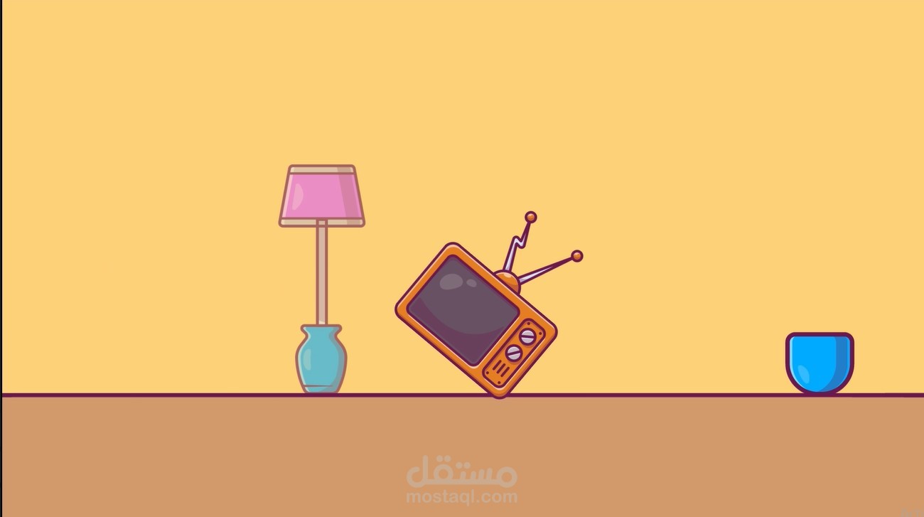 فيديو موشن جرافيك عن تليفزيون متحرك