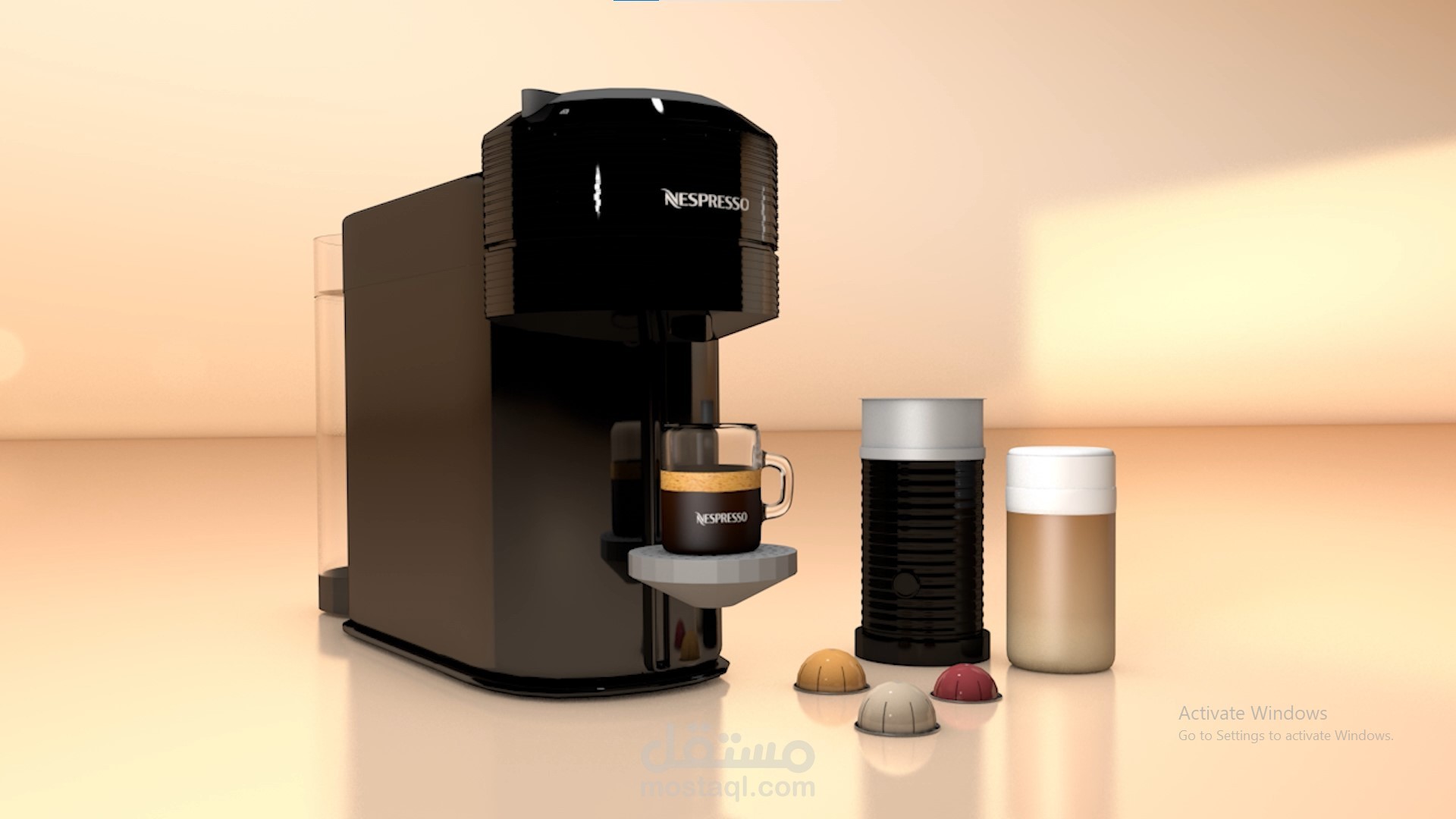 3D Nespresso Coffee Machine Experience