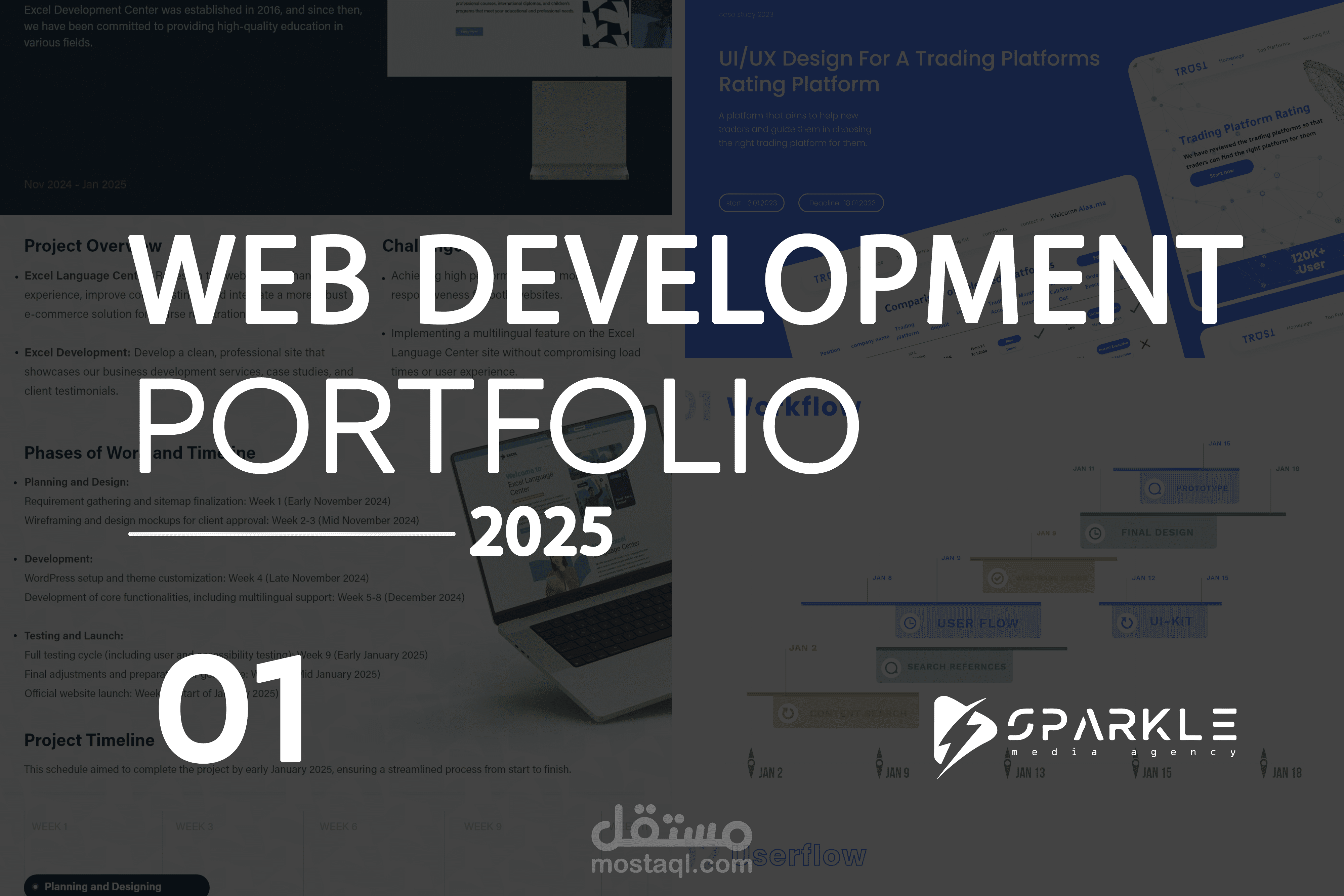 تطوير سلسلة مواقع ويب 2025 | Web development & Landing Pages