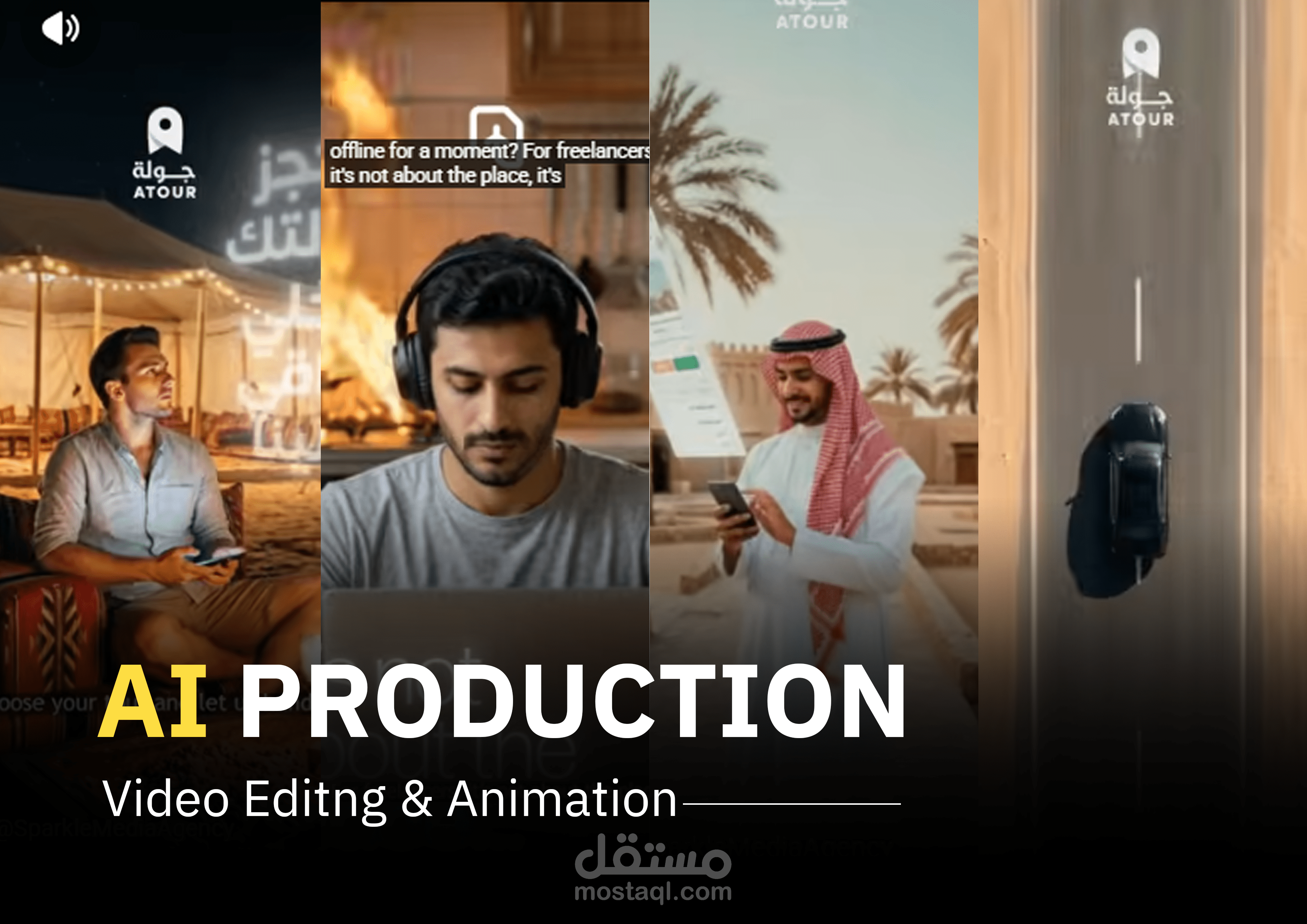 انتاج مرئي وسينمائي باستخدام الذكاء الاصطناعي | AI Video Production