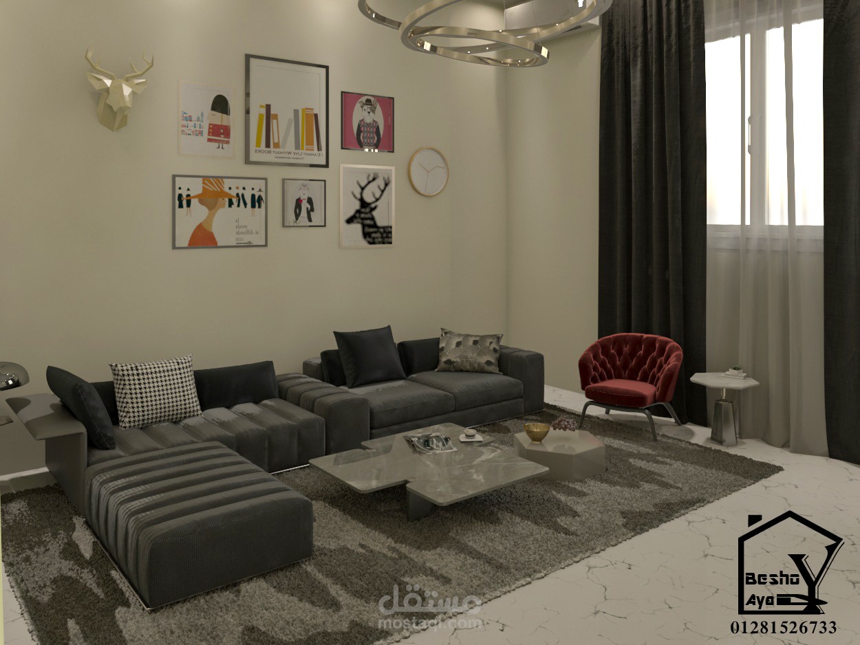 تصميم معمارى واظهار احترافى داخلى 3Dsmax